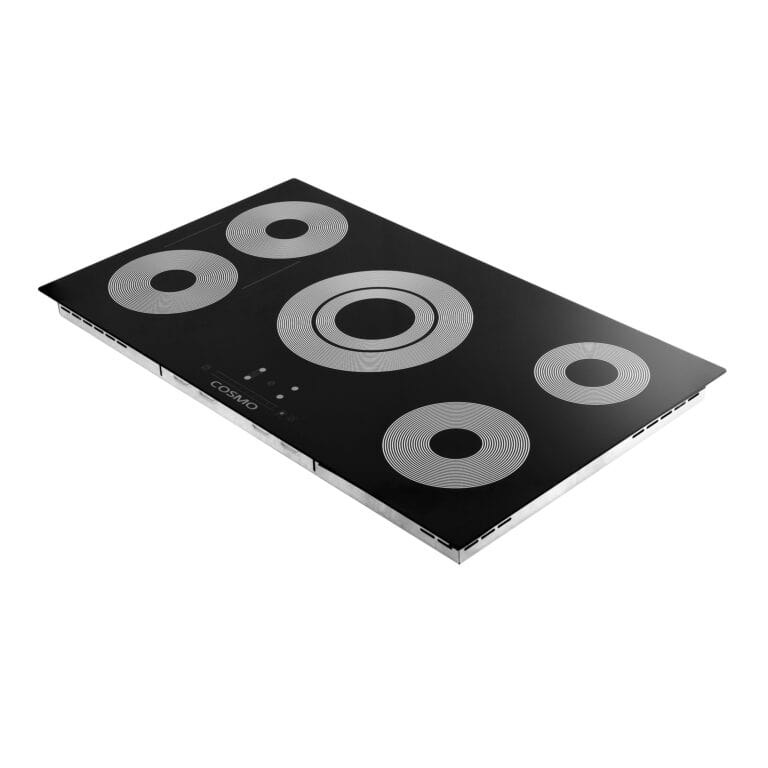 Cosmo 36-inch 5 Burners Electric Ceramic Glass Cooktop COS-365TBECC I Luxury Appliances Direct