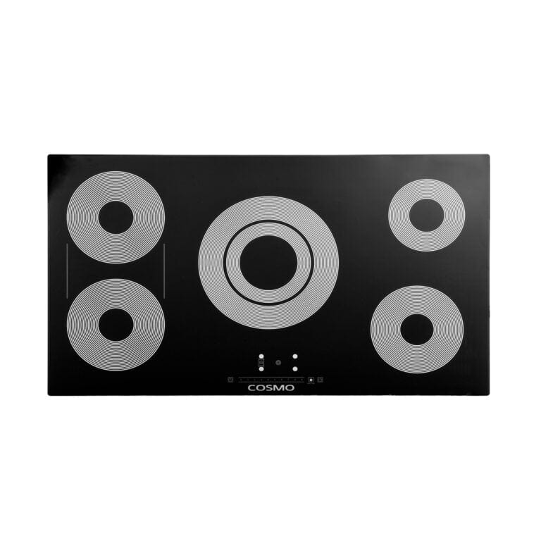 Cosmo 36-inch 5 Burners Electric Ceramic Glass Cooktop COS-365TBECC I Luxury Appliances Direct