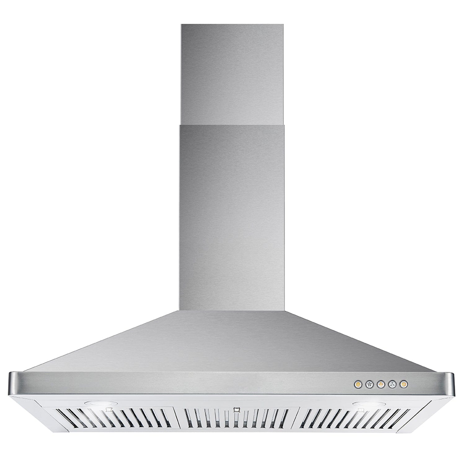 Cosmo 36-inch Wall Mount Range Hood with Push Control COS-63190-DL I Luxury Appliances Direct