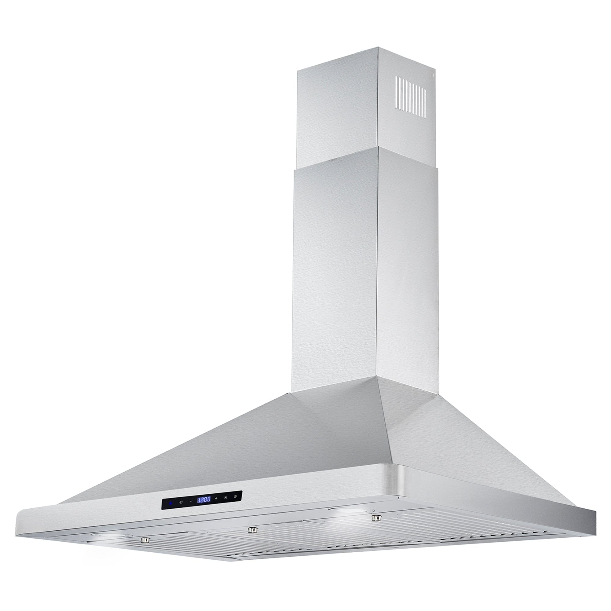 Cosmo 36-inch Wall Mount Range Hood with Push Controls COS-63190S-DL I Luxury Appliances Direct