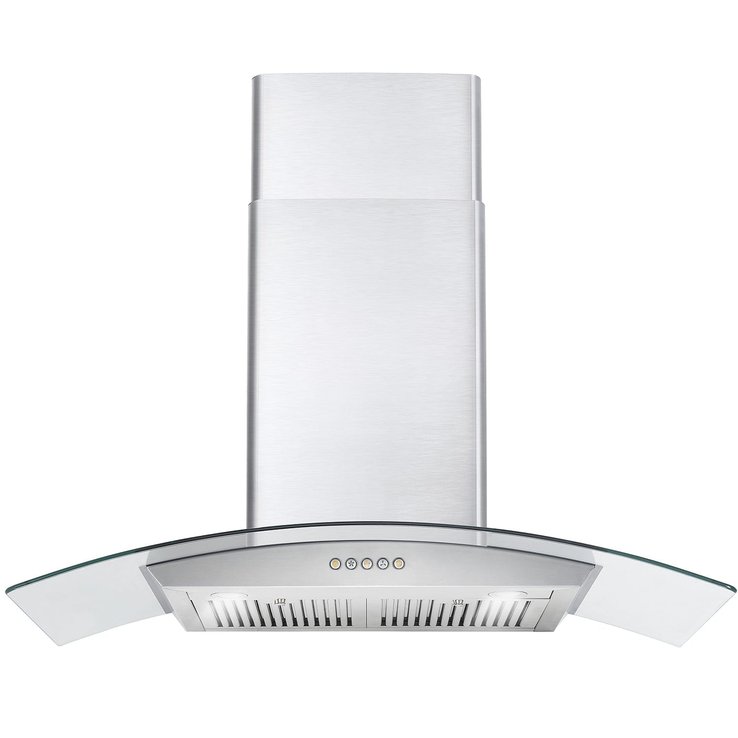 Cosmo 36-inch Wall Mount Range Hood with Push Controls COS-668A900-DL I Luxury Appliances Direct