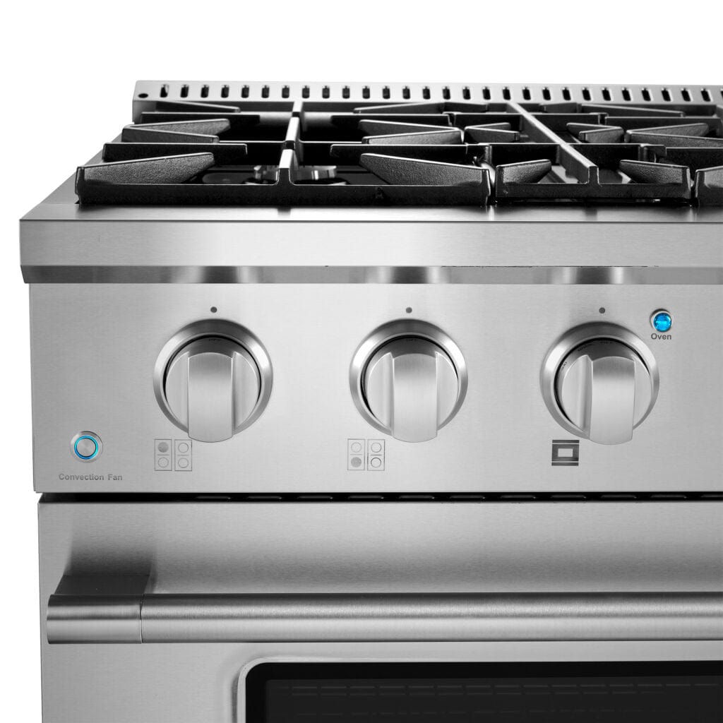 Cosmo Commercial 30-inch Gas Range in Stainless Steel COS-GRP304 I Luxury Appliances Direct