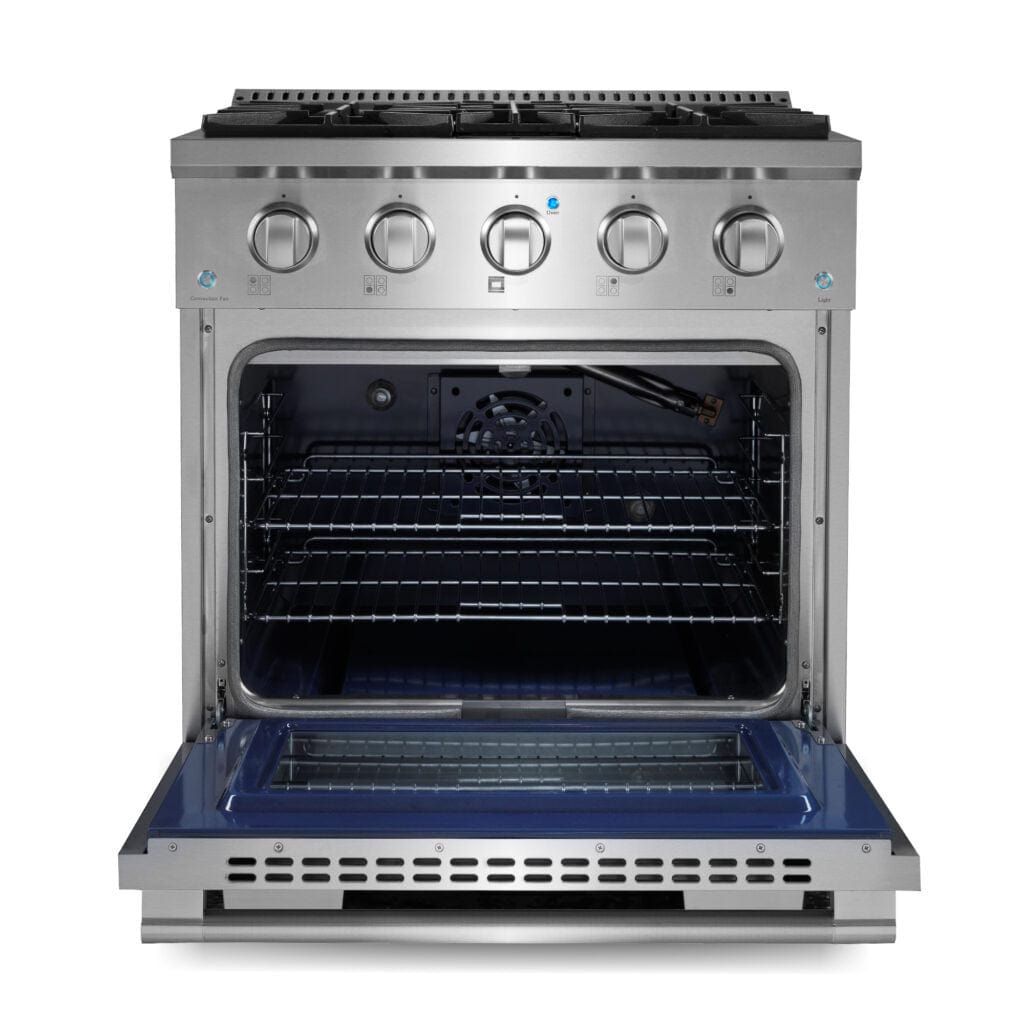 Cosmo Commercial 30-inch Gas Range in Stainless Steel COS-GRP304 I Luxury Appliances Direct