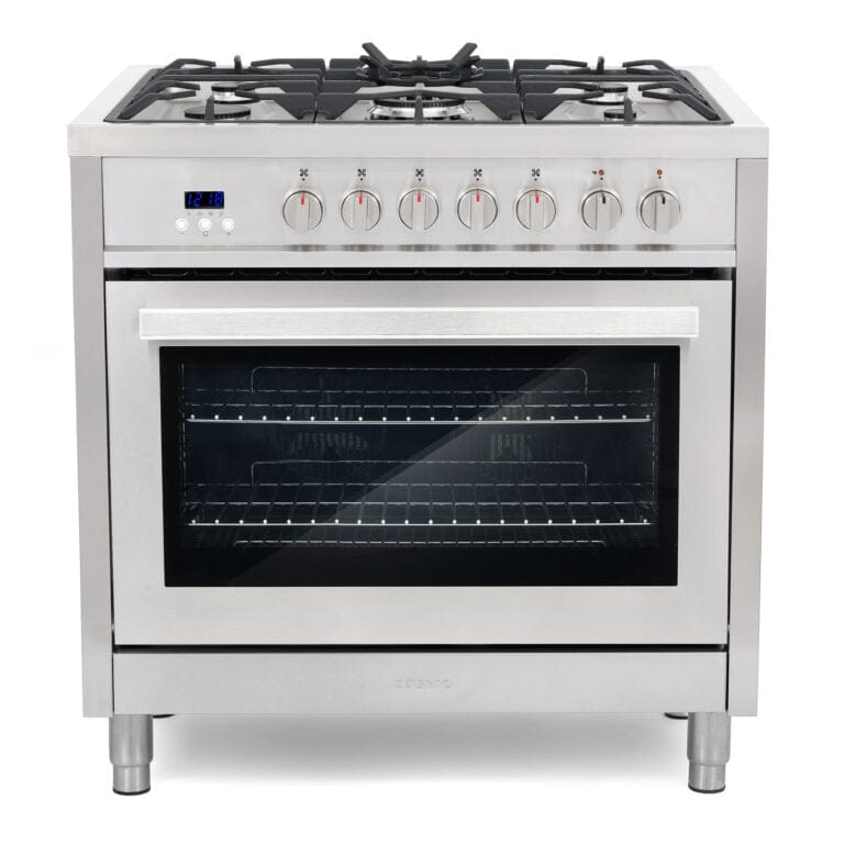 Cosmo Commercial 36-inch 3.8 cu. ft. Single Oven Dual Fuel Range F965 I Luxury Appliances Direct