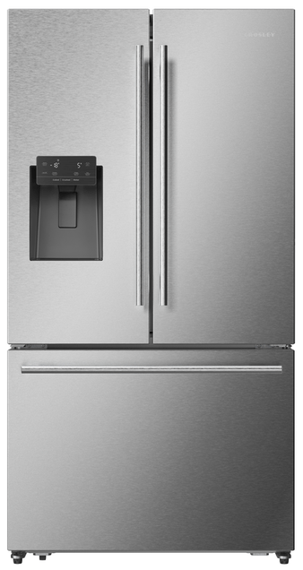 Crosley 21.5 Cubic Feet Stainless Steel French Door Refrigerator-Freezer CFDNH2218AS I Luxury Appliances Direct