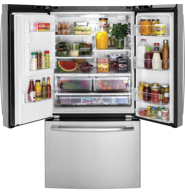 Crosley 25.6 Cubic Feet Stainless Steel French Door Refrigerator-Freezer XFE26JSMSS I Luxury Appliances Direct
