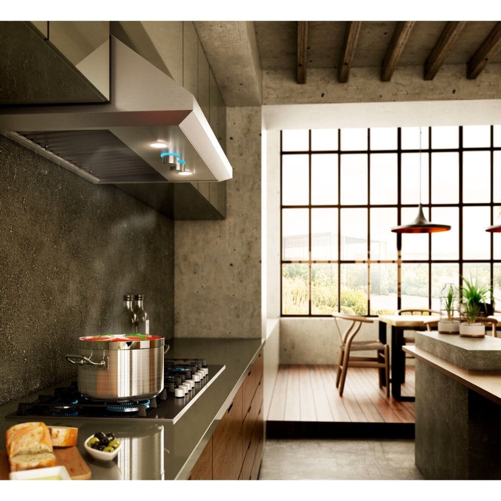 Elica 36 inch Cervinia Series 600CFM Under Cabinet Range Hood ECV636S3 I Luxury Appliances Direct