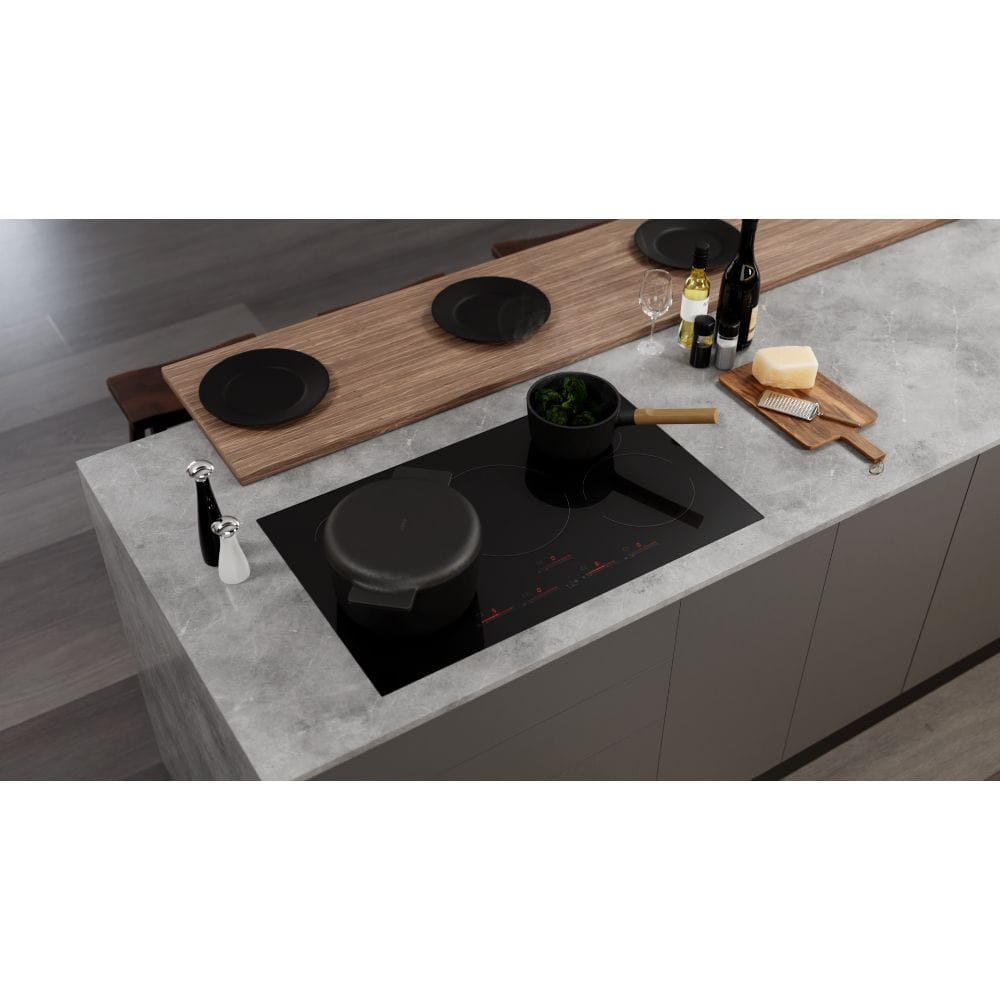 Elica 36 inch Volta Series Induction Cooktop EIV436BL I Luxury Appliances Direct