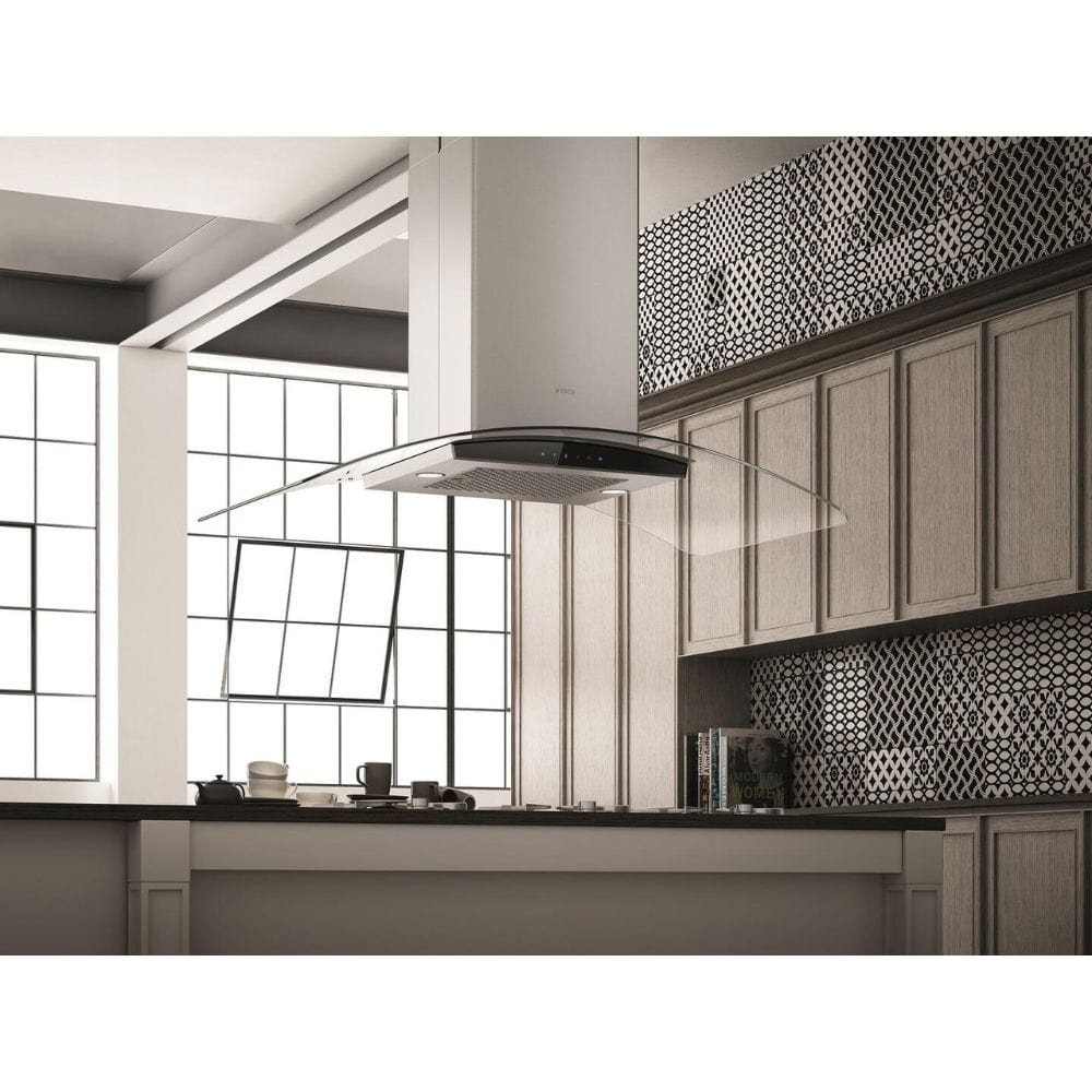 Elica 42 inch Cingoli Series 600CFM Island Mount Range Hood ECN642S3 I Luxury Appliances Direct