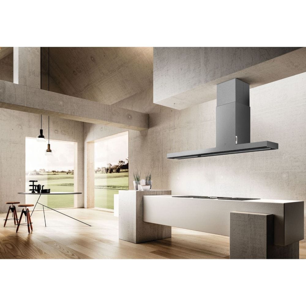 Elica Haiku Series 48-Inch Island Mount Range Hood EHI648 I Luxury Appliances Direct