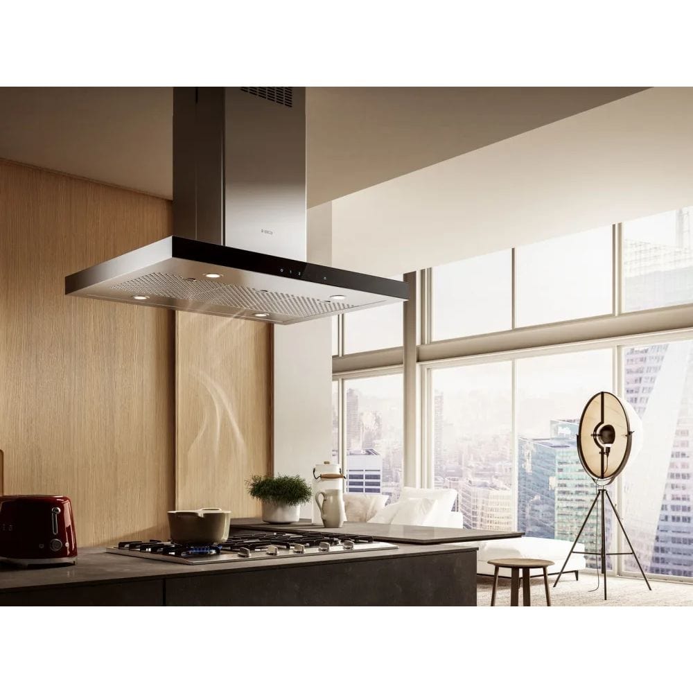 Elica 36 inch Maggiore Series 600CFM Island Mount Range Hood EMG636S1 I Luxury Appliances Direct