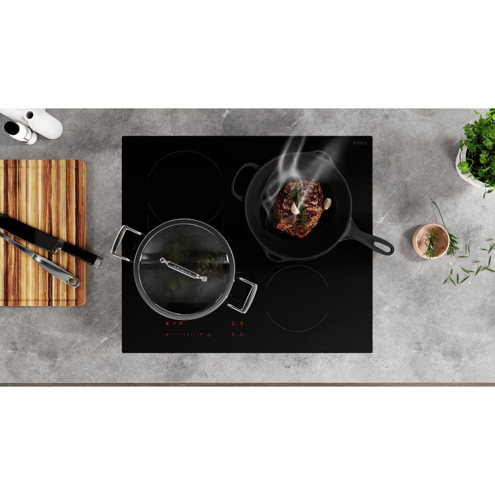 Elica 24 inch Volta Series Induction Cooktop EIV424BL I Luxury Appliances Direct