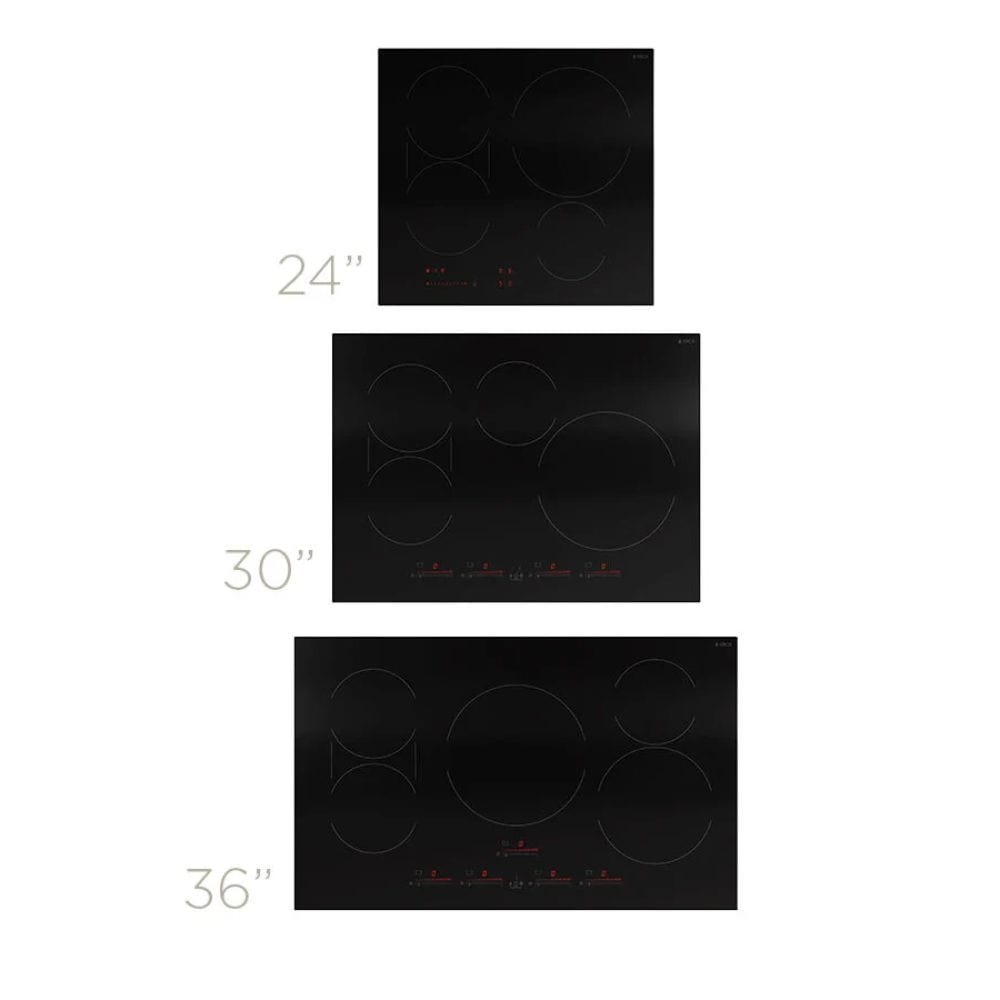 Elica 24 inch Volta Series Induction Cooktop EIV424BL I Luxury Appliances Direct