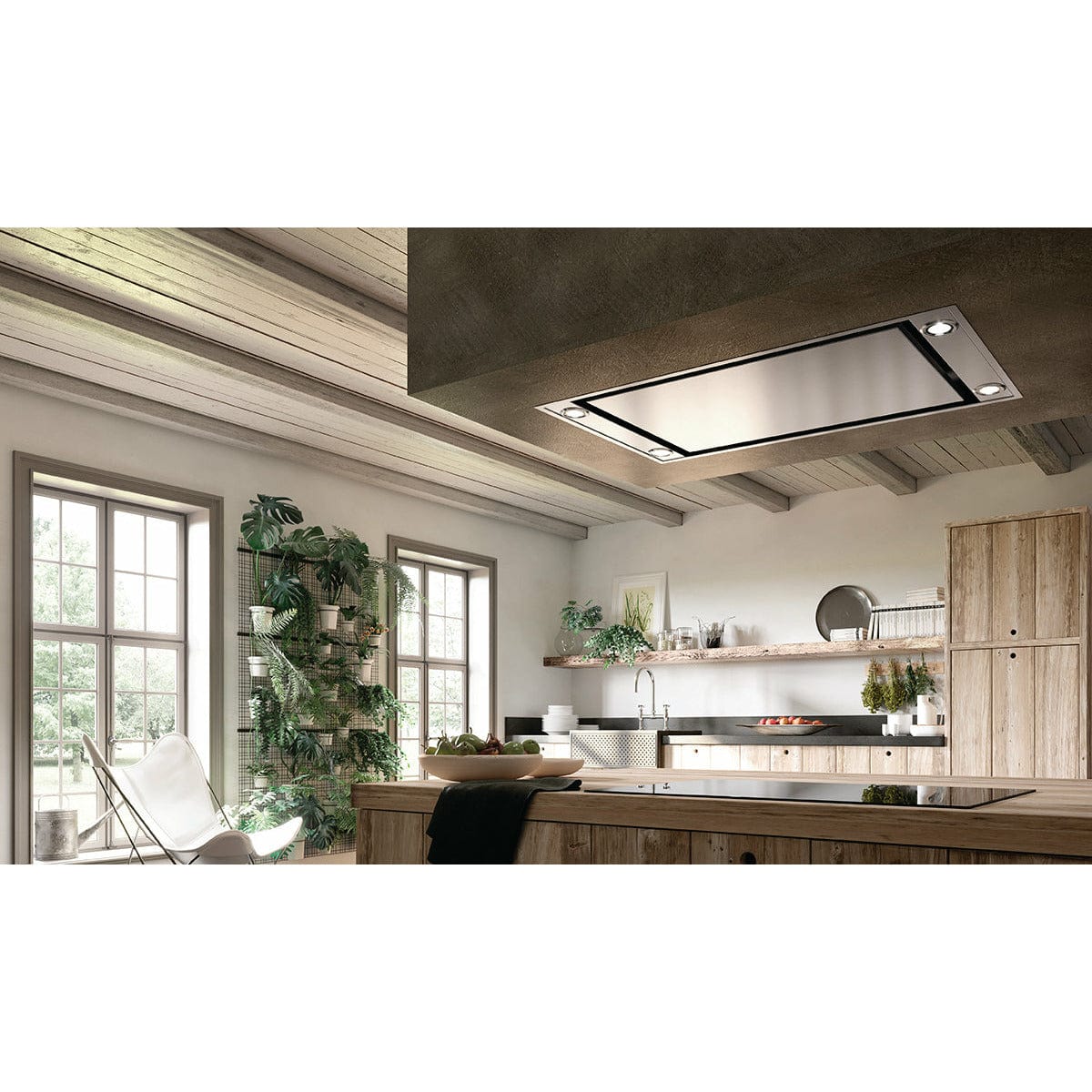 FABER 48 inch Stratus 600CFM Stainless Steel Range Hood STRTIS48SSNB I Luxury Appliances Direct