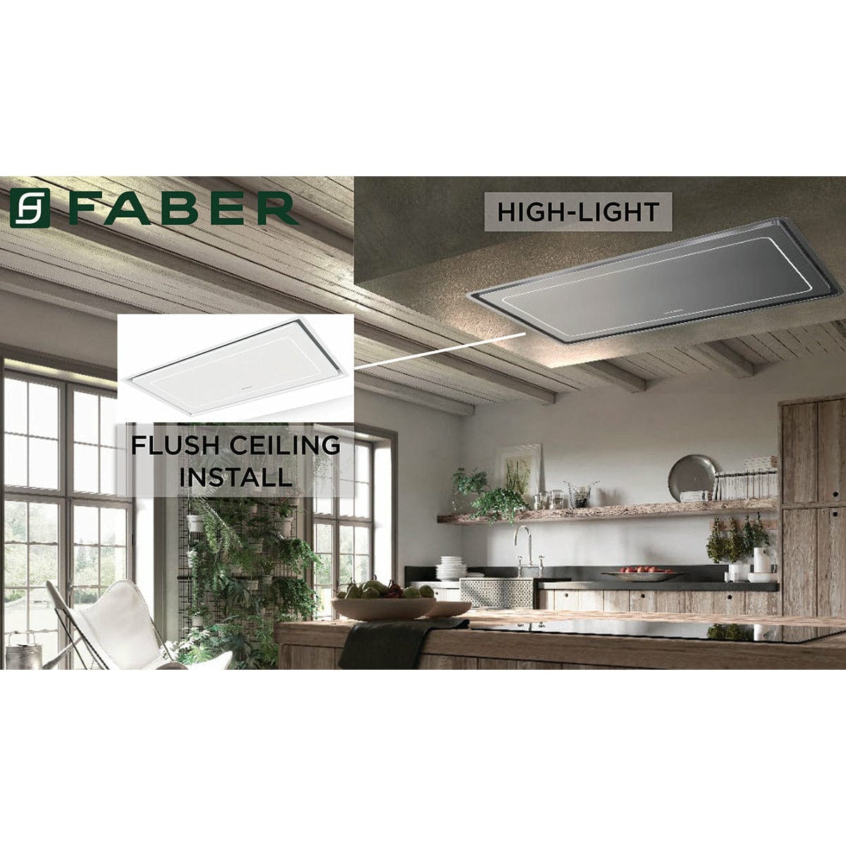 FABER 36 inch High Light 600CFM Stainless Steel Range Hood HILTIS36SSNB I Luxury Appliances Direct