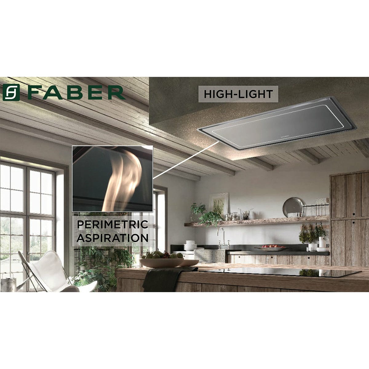 FABER 36 inch High Light 600CFM Stainless Steel Range Hood HILTIS36SSNB I Luxury Appliances Direct
