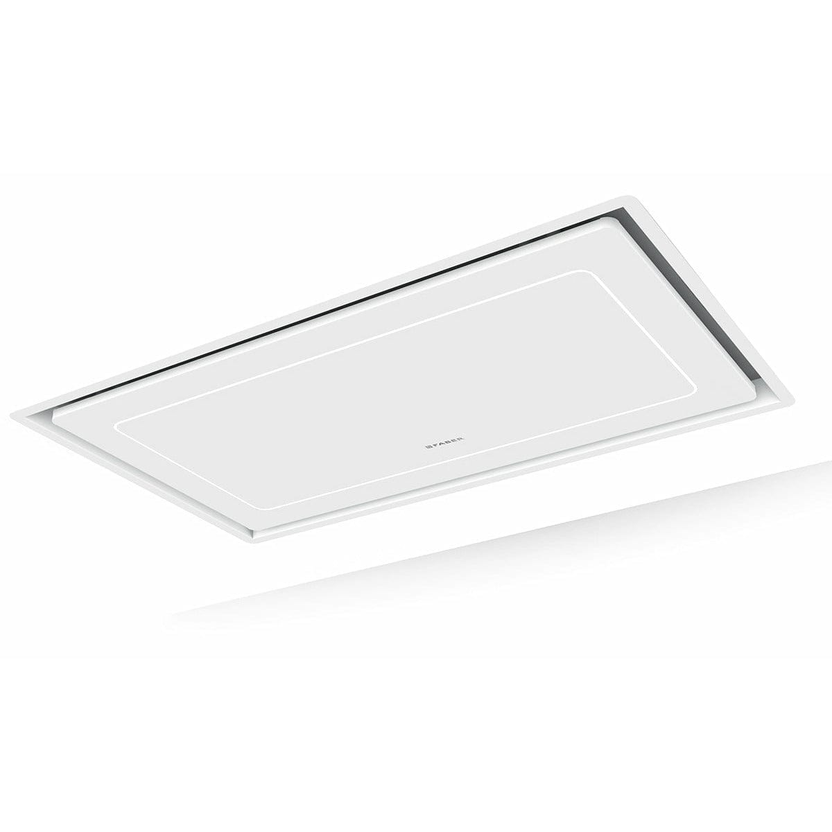 FABER 36 inch High Light 600CFM White Matte Range Hood HILTIS36WHNB I Luxury Appliances Direct