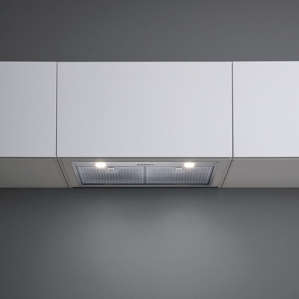 Falmec Incasso 28" Built-in - Range Hood NRS Liner, 500 CFM - FNINS28B5SS-R I Luxury Appliances Direct