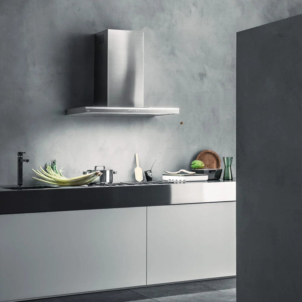 Falmec Lumina NRS 36" Hood, 500 CFM with 4-Speed/500 CFM Motor, Touch Control, 24-Hour Function, Fluorescent Ambient Light, Metallic Grease Filter, and NRS Technology - FNLUM365SS I Luxury Appliances Direct