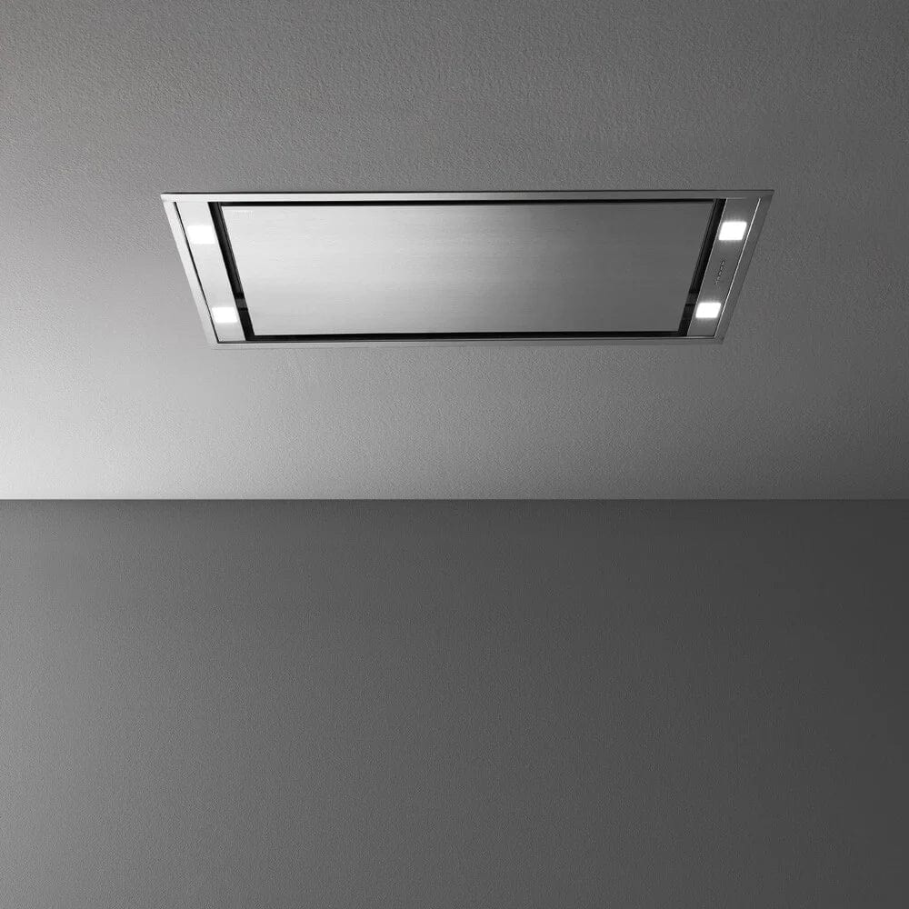 Falmec Stella Ceiling Liner 36"(90 cm)Insert 600 CFM Motor (Motor Sold Separately), Electronic Control, LED Light, Metallic Grease Filter, Remote Control, Scotch Brite (AISI 304) Steel, and Perimeter Suction FDSTE36C6SS-R I Luxury Appliances Direct