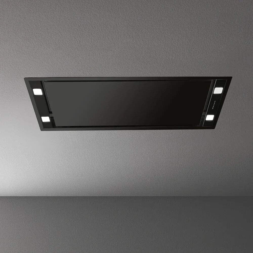 Falmec Stella Ceiling Liner 36"(90 cm)Insert 600 CFM Motor (Motor Sold Separately), Electronic Control, LED Light, Metallic Grease Filter, Remote Control, Scotch Brite (AISI 304) Steel, and Perimeter Suction FDSTE36C6SS-R I Luxury Appliances Direct