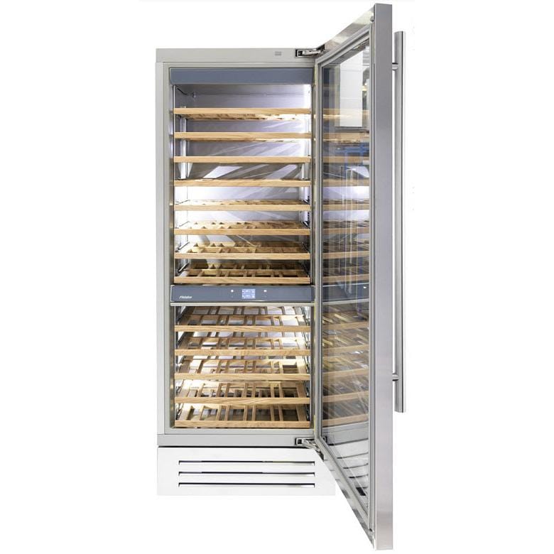 Fhiaba 117-Bottle Classic Series 30" Wine Cellar with 2 Zones FK30WCC-RS2 I Luxury Appliances Direct