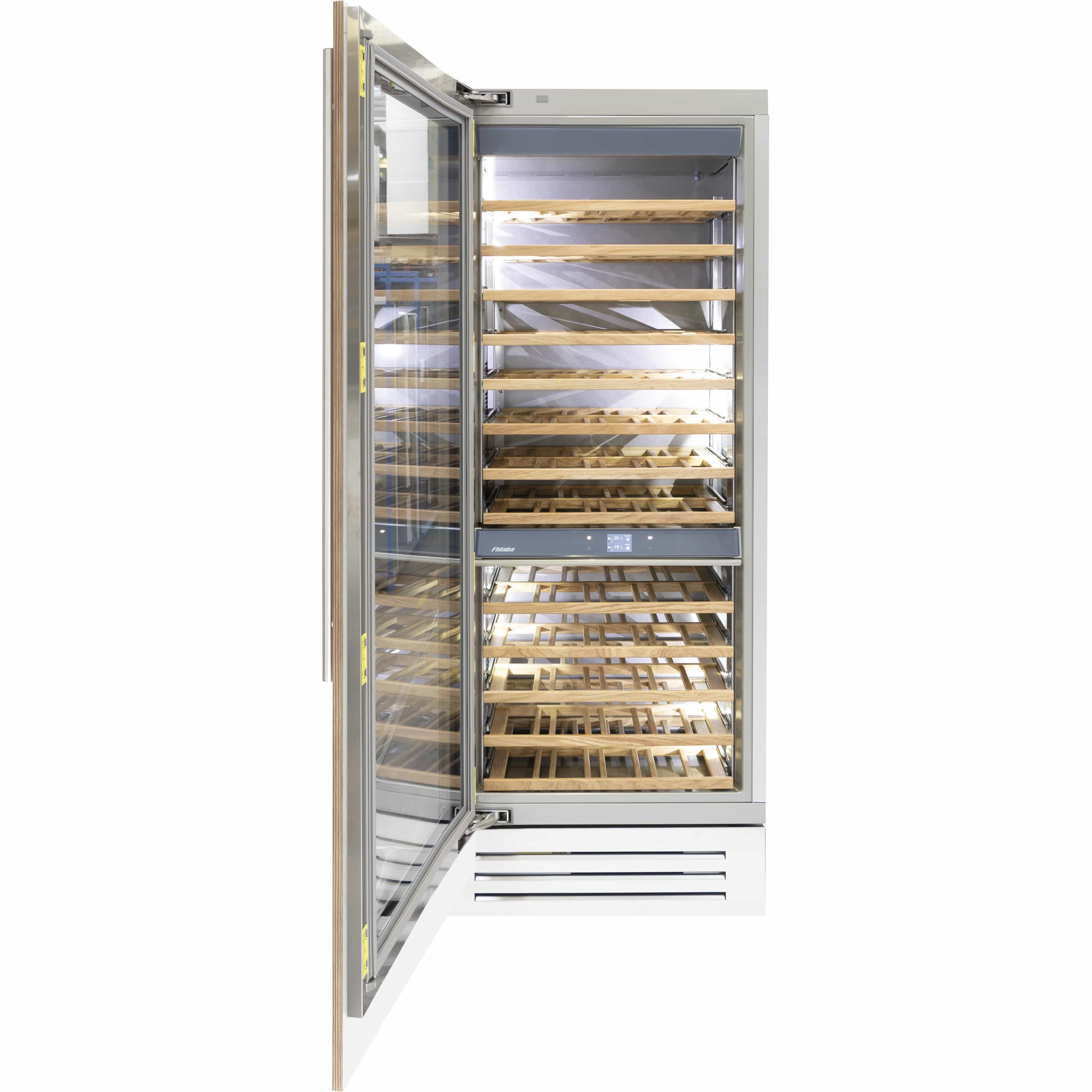 Fhiaba 117-Bottle Integrated Series Wine Cellar with Smart Touch TFT Display FI30WCC-LO2 I Luxury Appliances Direct