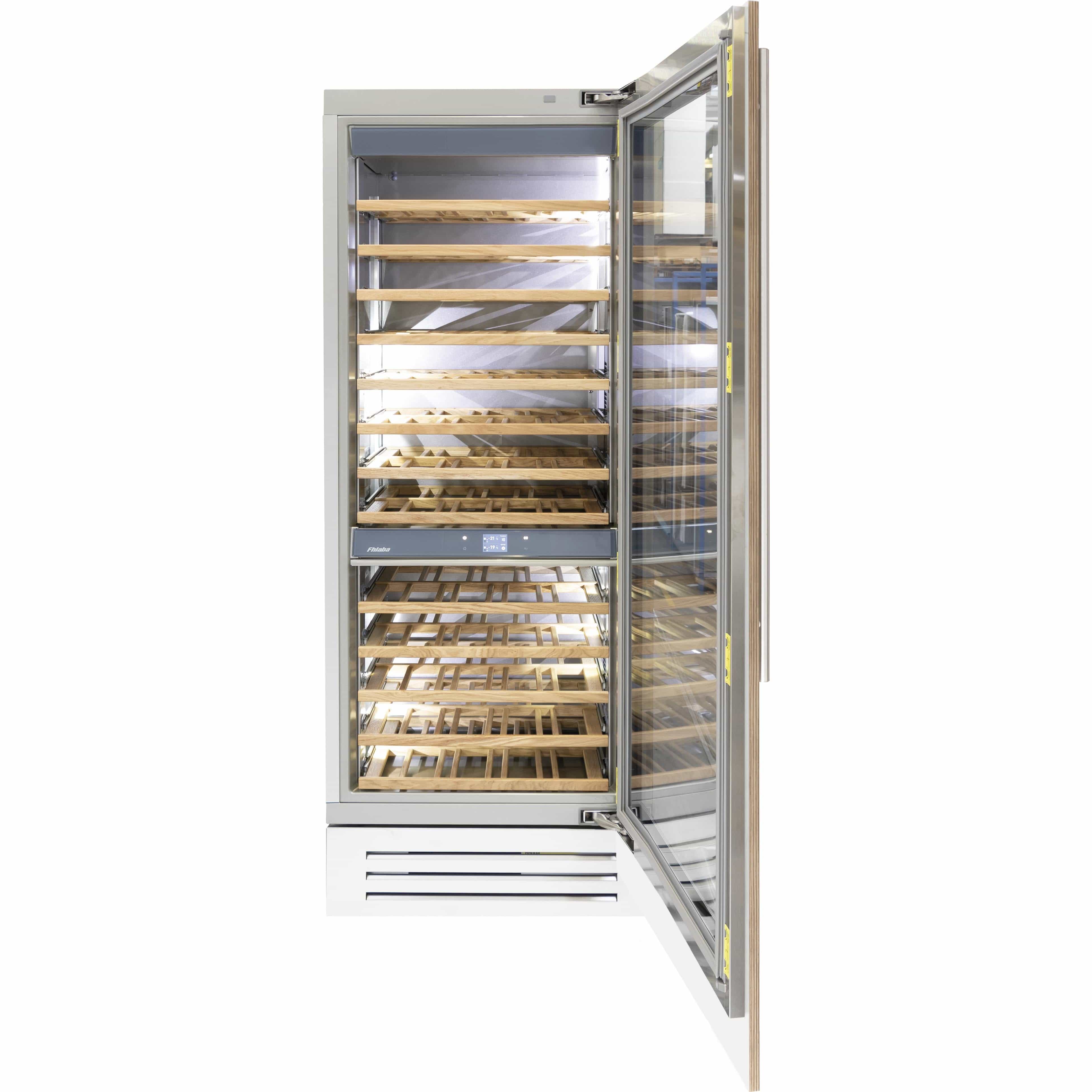 Fhiaba 117-Bottle Integrated Series Wine Cellar with Smart Touch TFT Display FI30WCC-RO2 I Luxury Appliances Direct