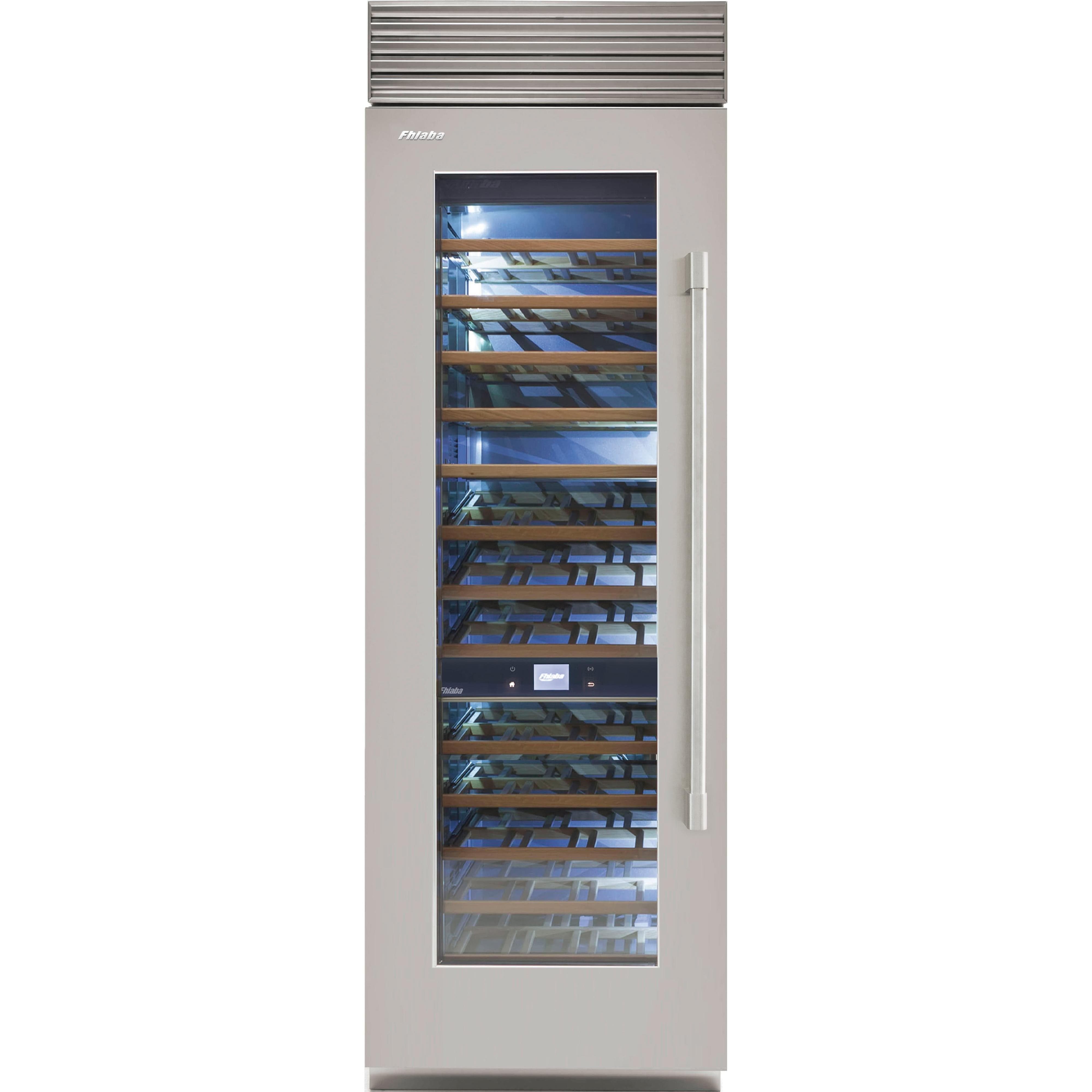 Fhiaba 117-Bottle X-Pro Series Wine Cellar with Smart Touch TFT Display FP30WCC-LS2 I Luxury Appliances Direct