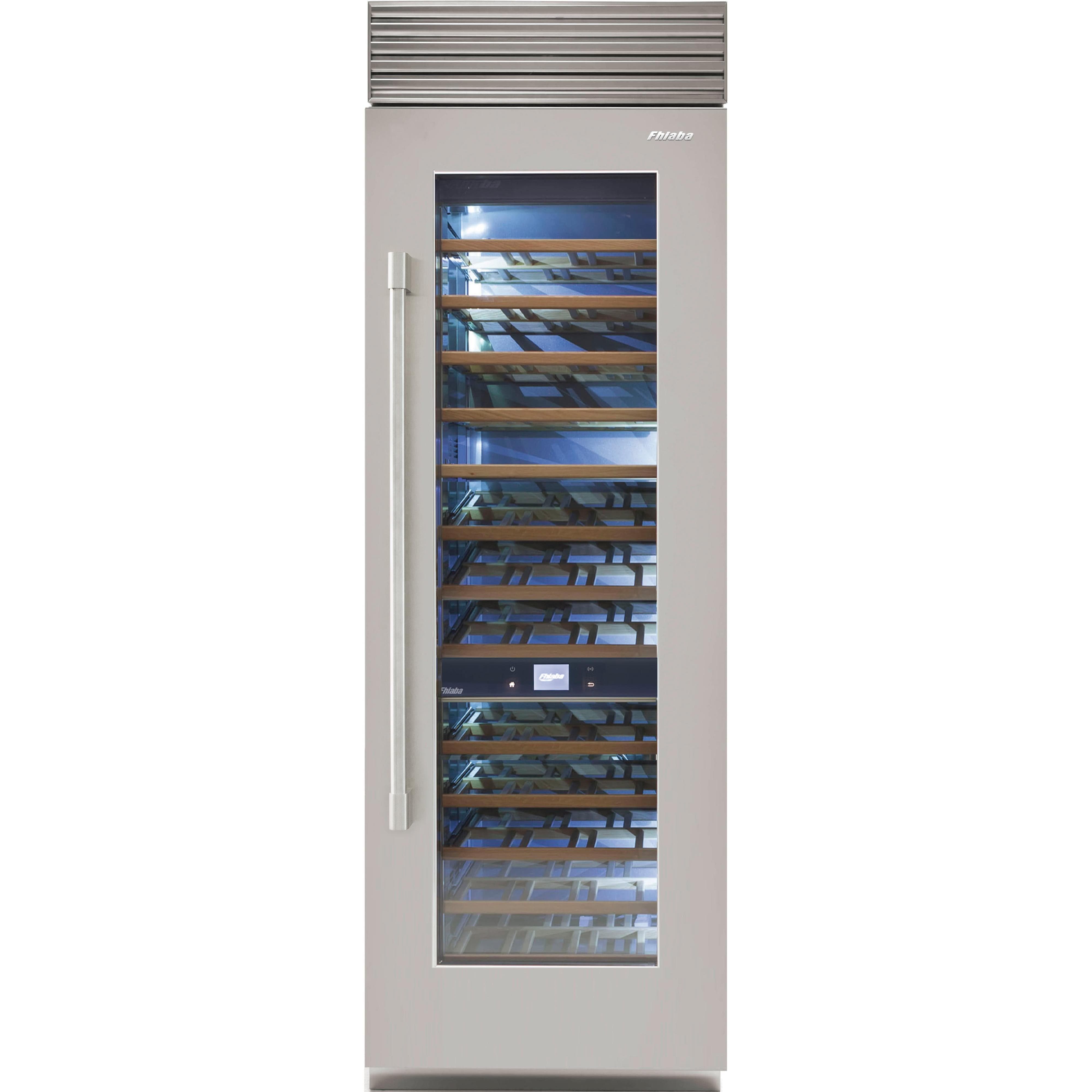 Fhiaba 117-Bottle X-Pro Series Wine Cellar with Smart Touch TFT Display FP30WCC-RS2 I Luxury Appliances Direct