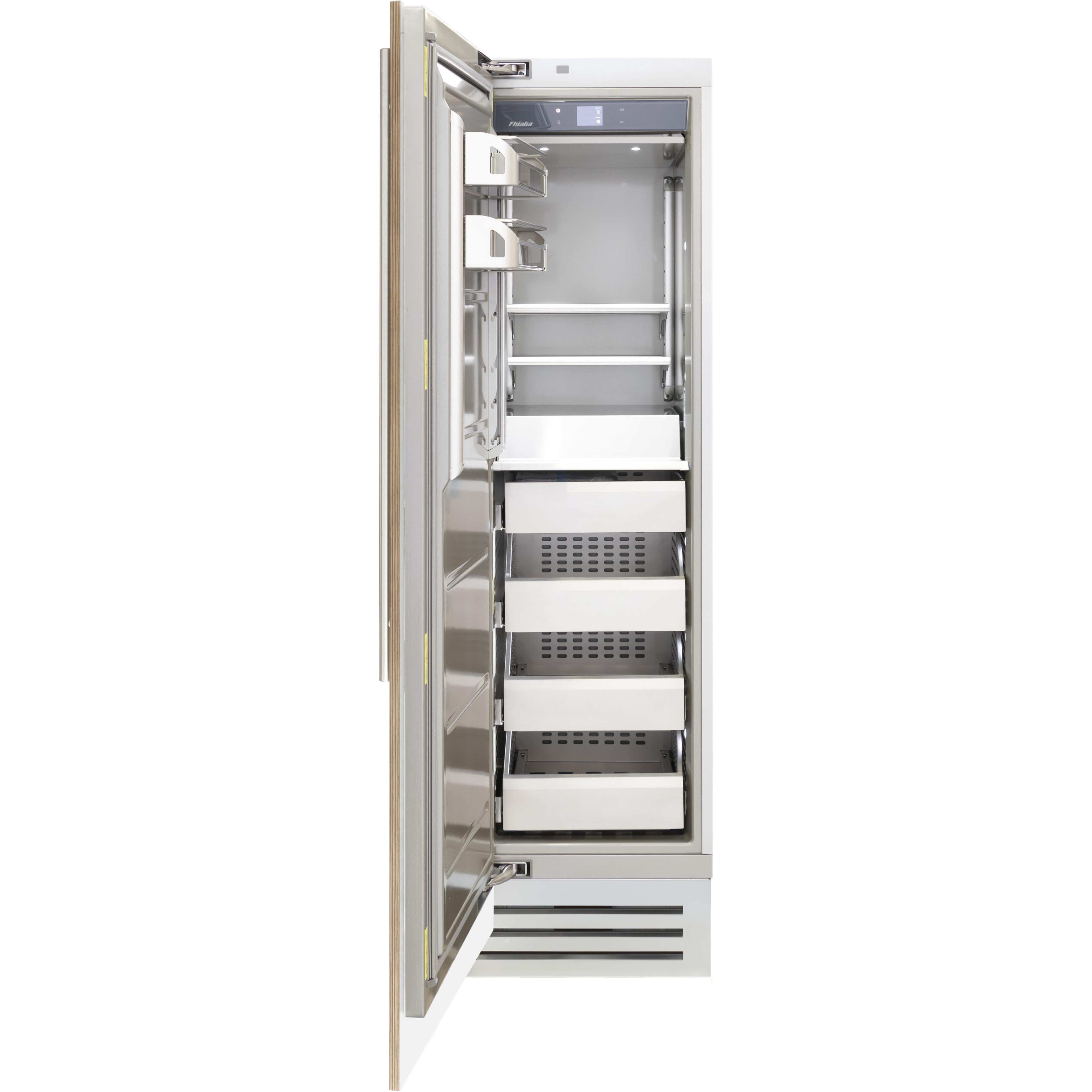 Fhiaba 12.1 cu. ft. Upright Freezer with Smart Touch TFT Display FI24FZC-LO2 I Luxury Appliances Direct
