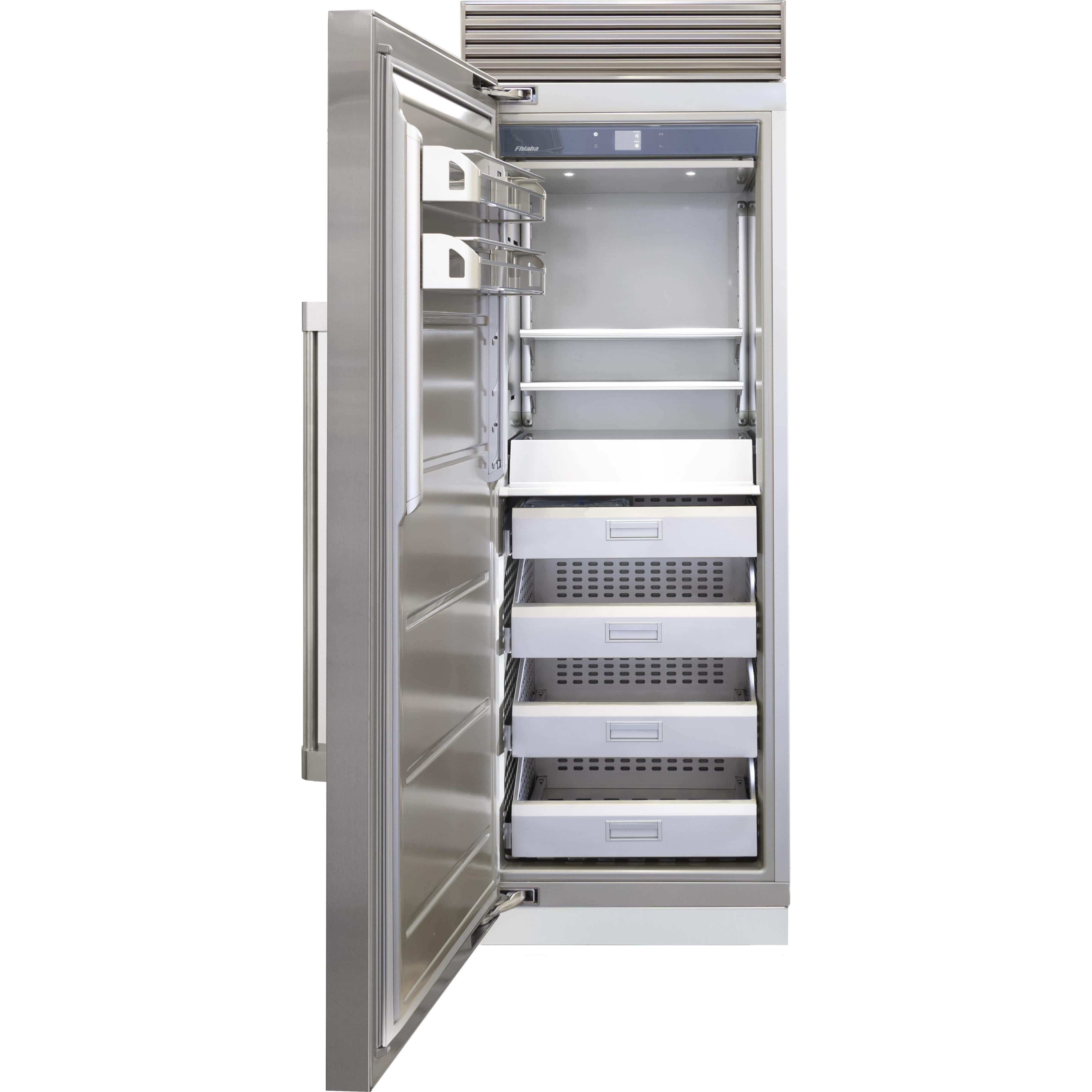 Fhiaba 16 cu. ft. 30" Upright Freezer with Smart Touch TFT Display FP30FZC-LS2 I Luxury Appliances Direct