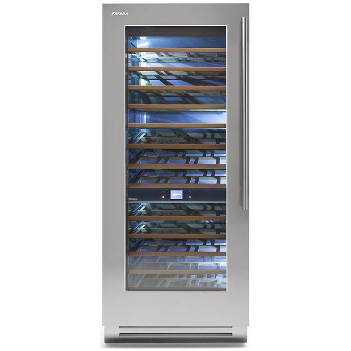 Fhiaba 186-Bottle Classic Series 36" Wine Cellar with 2 Zones FK36WCC-LS2 I Luxury Appliances Direct