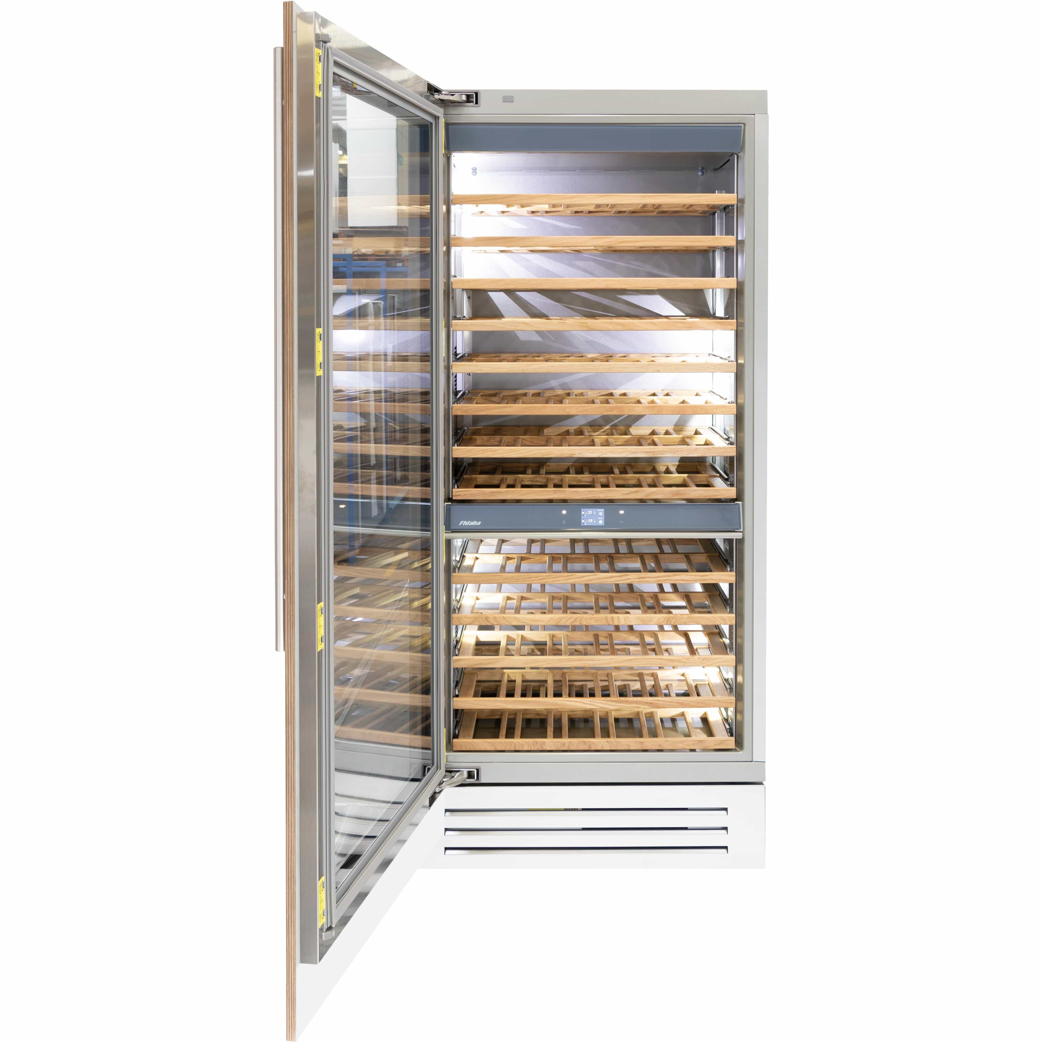 Fhiaba 186-Bottle Integrated Series Wine Cellar with Smart Touch TFT Display FI36WCC-LO2 I Luxury Appliances Direct