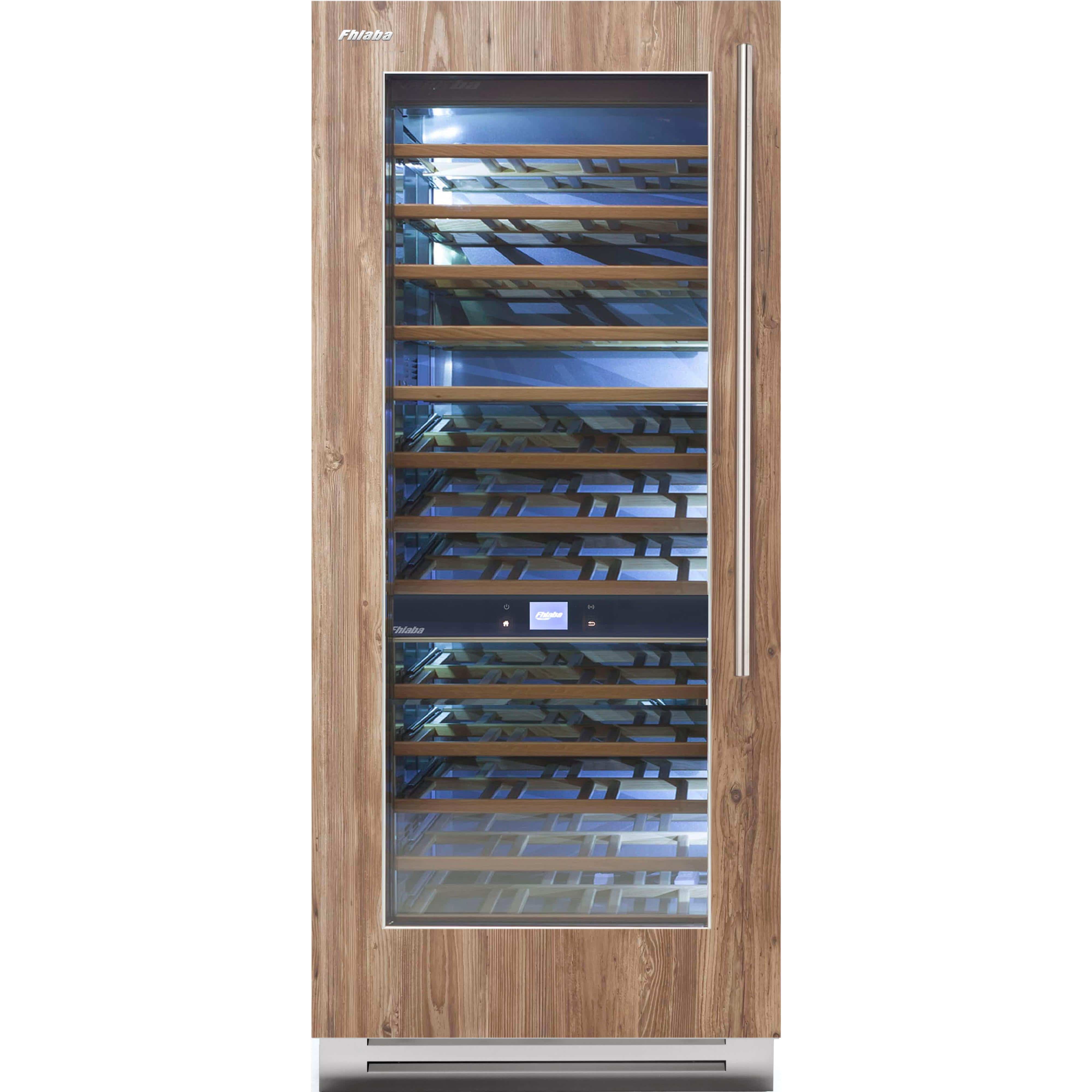 Fhiaba 186-Bottle Integrated Series Wine Cellar with Smart Touch TFT Display FI36WCC-LO2 I Luxury Appliances Direct
