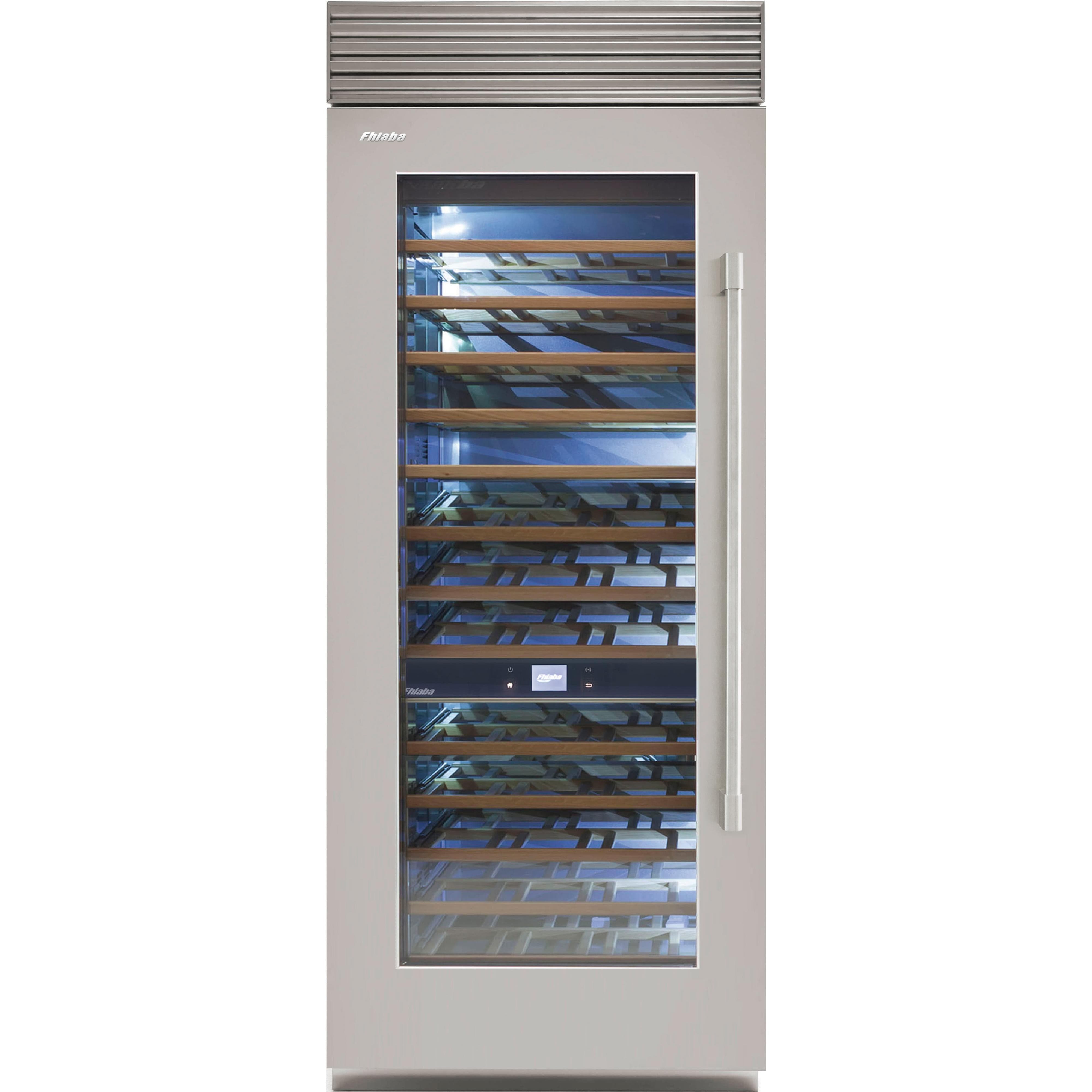 Fhiaba 186-Bottle X-Pro Series Wine Cellar with Smart Touch TFT Display FP36WCC-LS2 I Luxury Appliances Direct