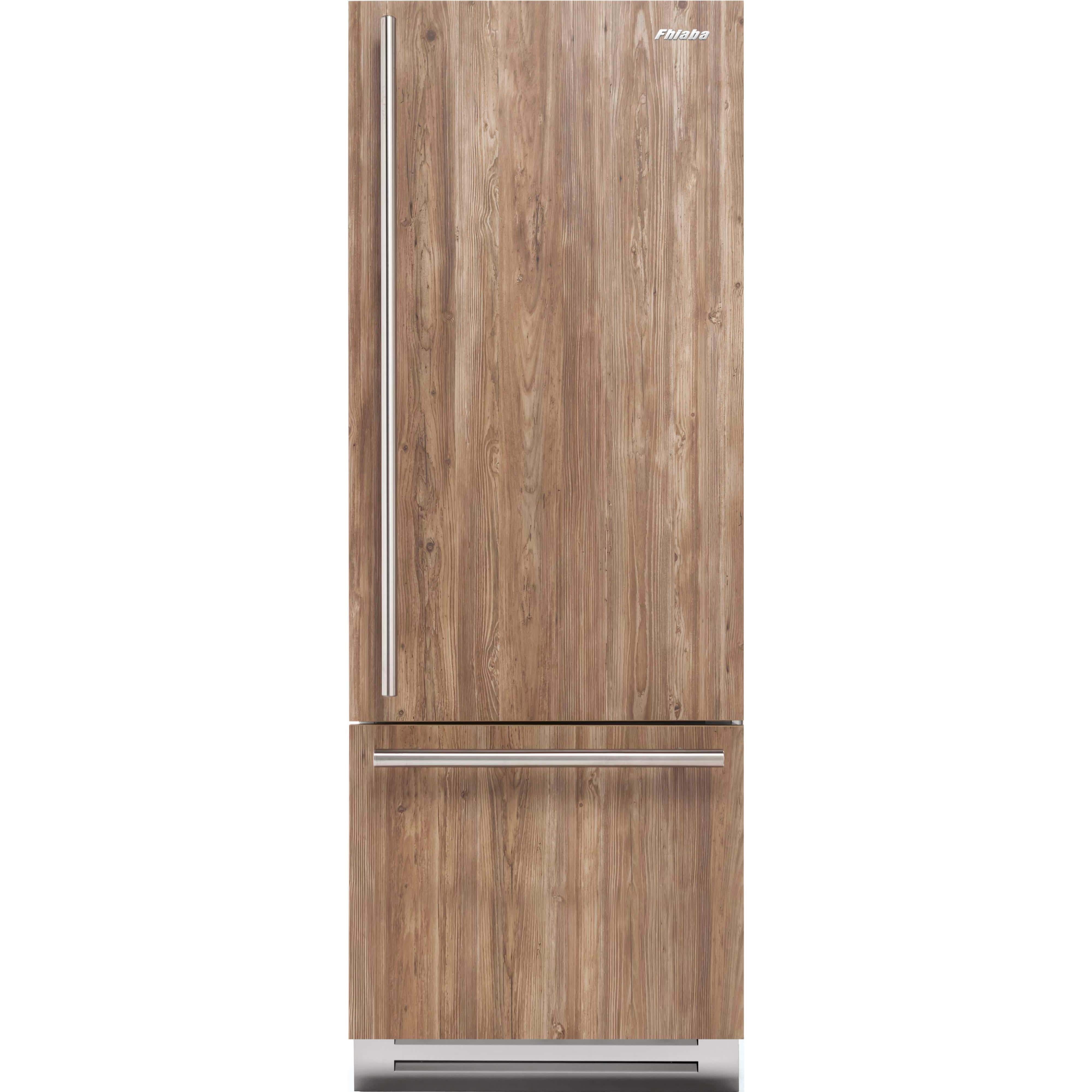 Fhiaba 30-inch, 15.5 cu.ft. Built-in Bottom Freezer Refrigerator with Interior Ice Maker FI30BI-RO1 I Luxury Appliances Direct