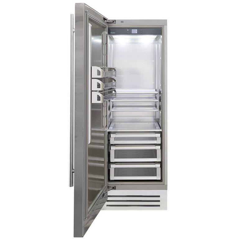 Fhiaba 30-inch, 16.9 cu. ft. Built-in All Refrigerator with Smart touch TFT Display FK30RFC-LS2 I Luxury Appliances Direct