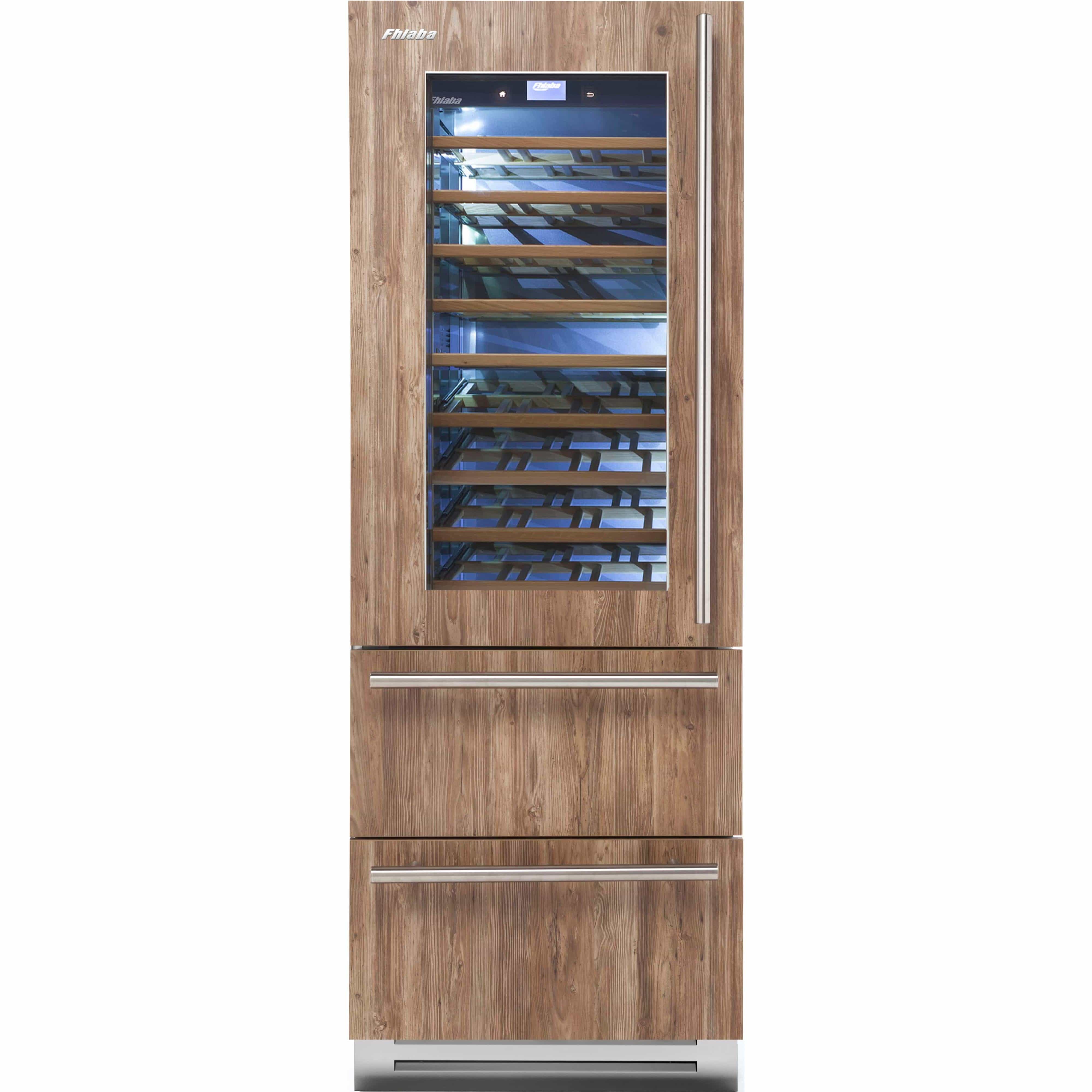 Fhiaba 30-inch, Built-in Refrigeration with Wine Storage FI30BDW-LGO1 I Luxury Appliances Direct