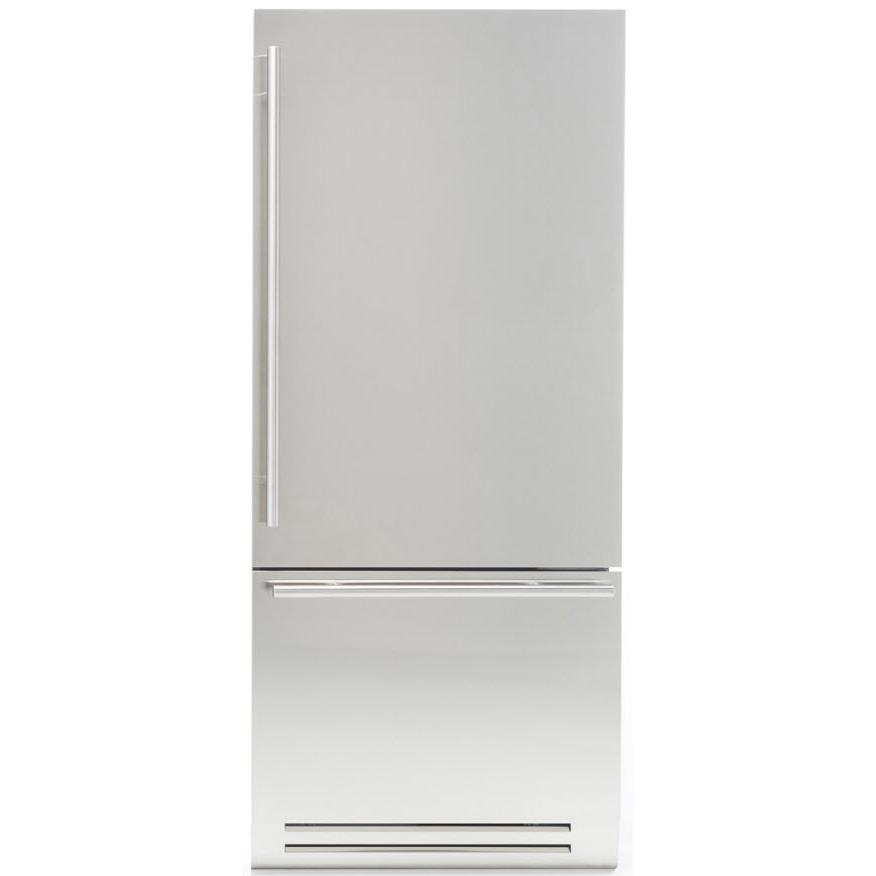 Fhiaba 36-inch, 19.6 cu.ft. Built-in Bottom Freezer Refrigerator with Interior Ice Maker FK36BI-RS1 I Luxury Appliances Direct