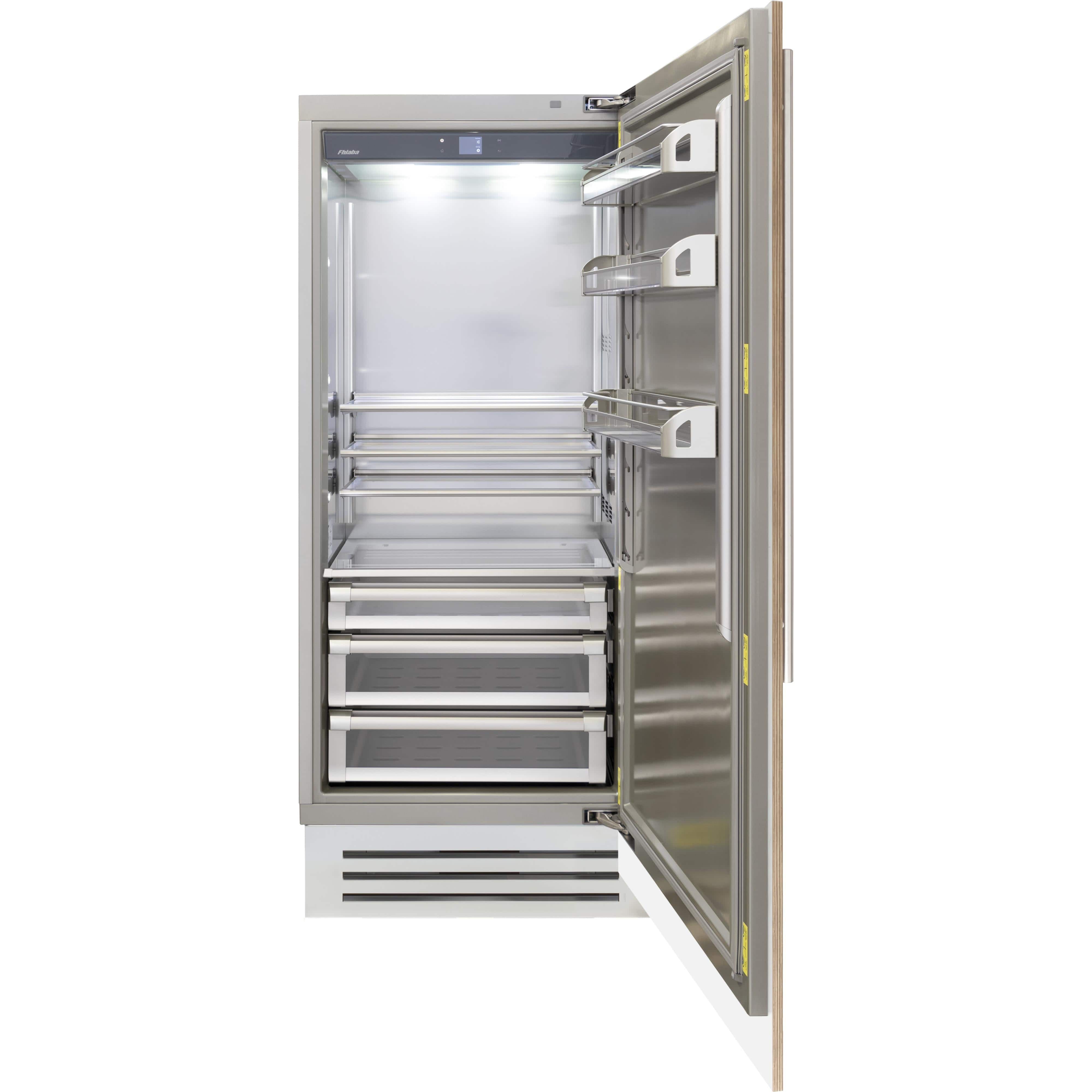 Fhiaba 36-inch, 21.54 cu. ft. Built-in All Refrigerator with Smart touch TFT display FI36RFC-RO2 I Luxury Appliances Direct