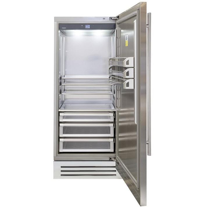 Fhiaba 36-inch, 21.9 cu. ft. Built-in All Refrigerator with Smart touch TFT display FK36RFC-RS2 I Luxury Appliances Direct