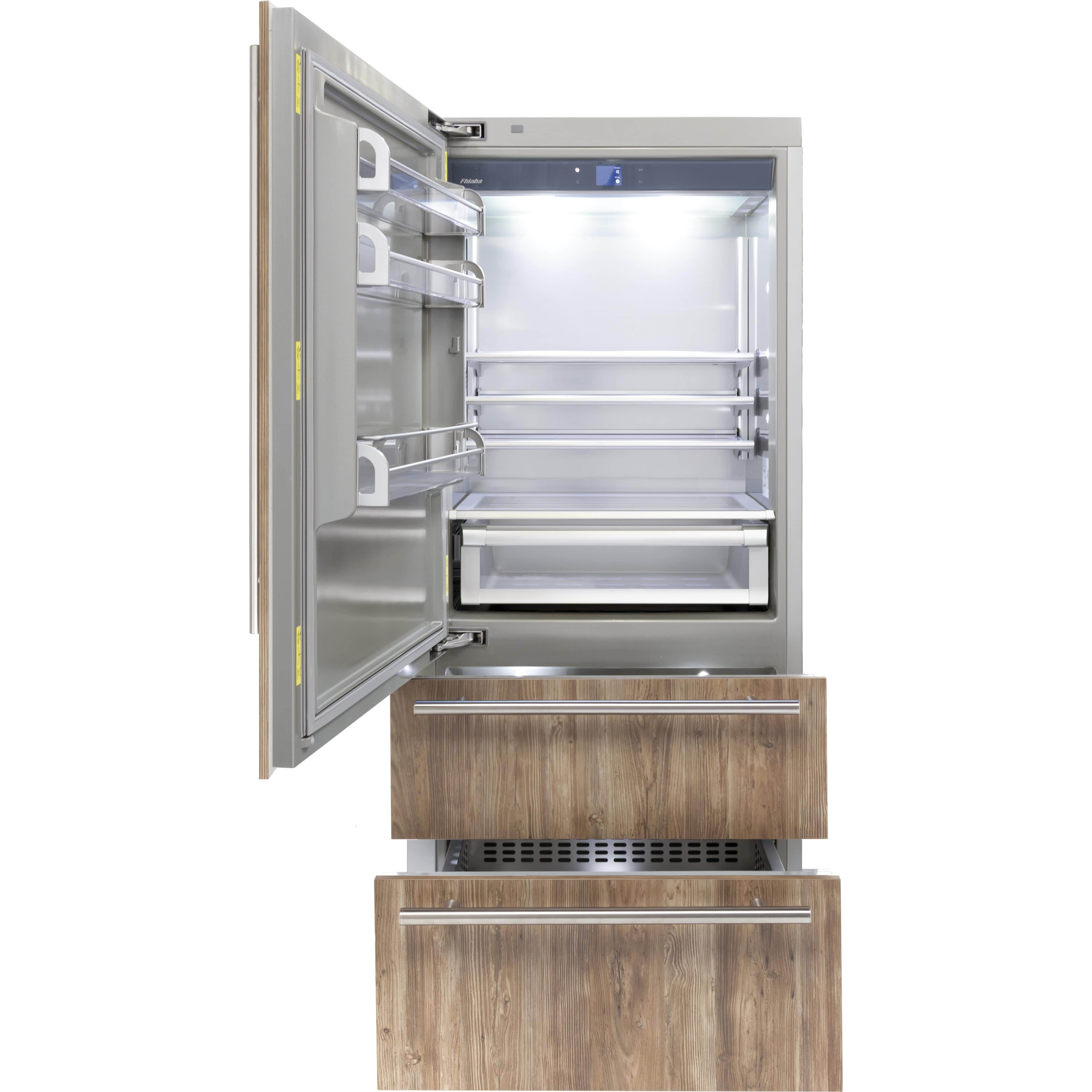 Fhiaba 36-inch Bottom Freezer Refrigerator FI36BDI-LO1 I Luxury Appliances Direct