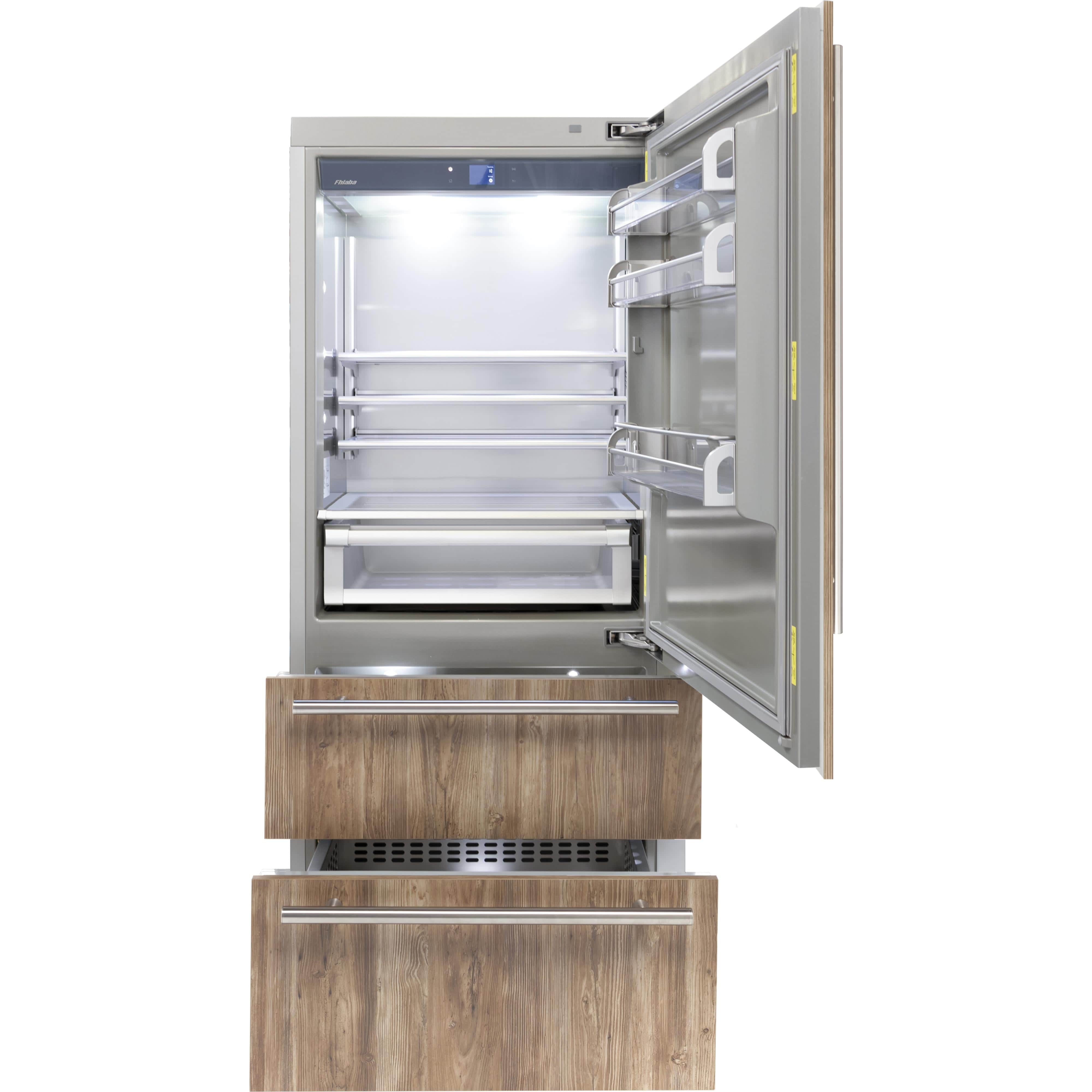 Fhiaba 36-inch Bottom Freezer Refrigerator FI36BDI-RO1 I Luxury Appliances Direct