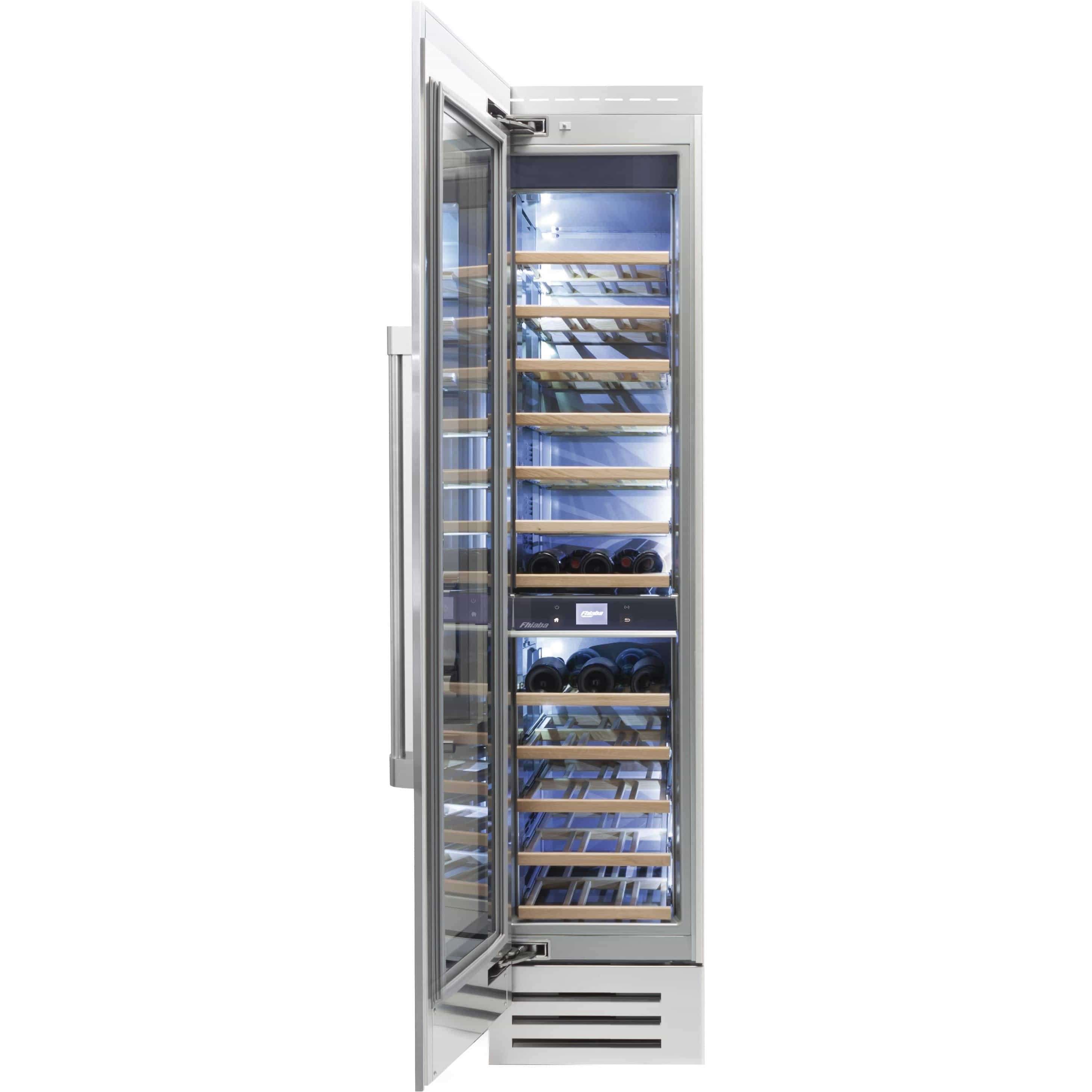 Fhiaba 52-Bottle Classic Series Wine Cellar with 2 Zones FK18WCC-LS2 I Luxury Appliances Direct