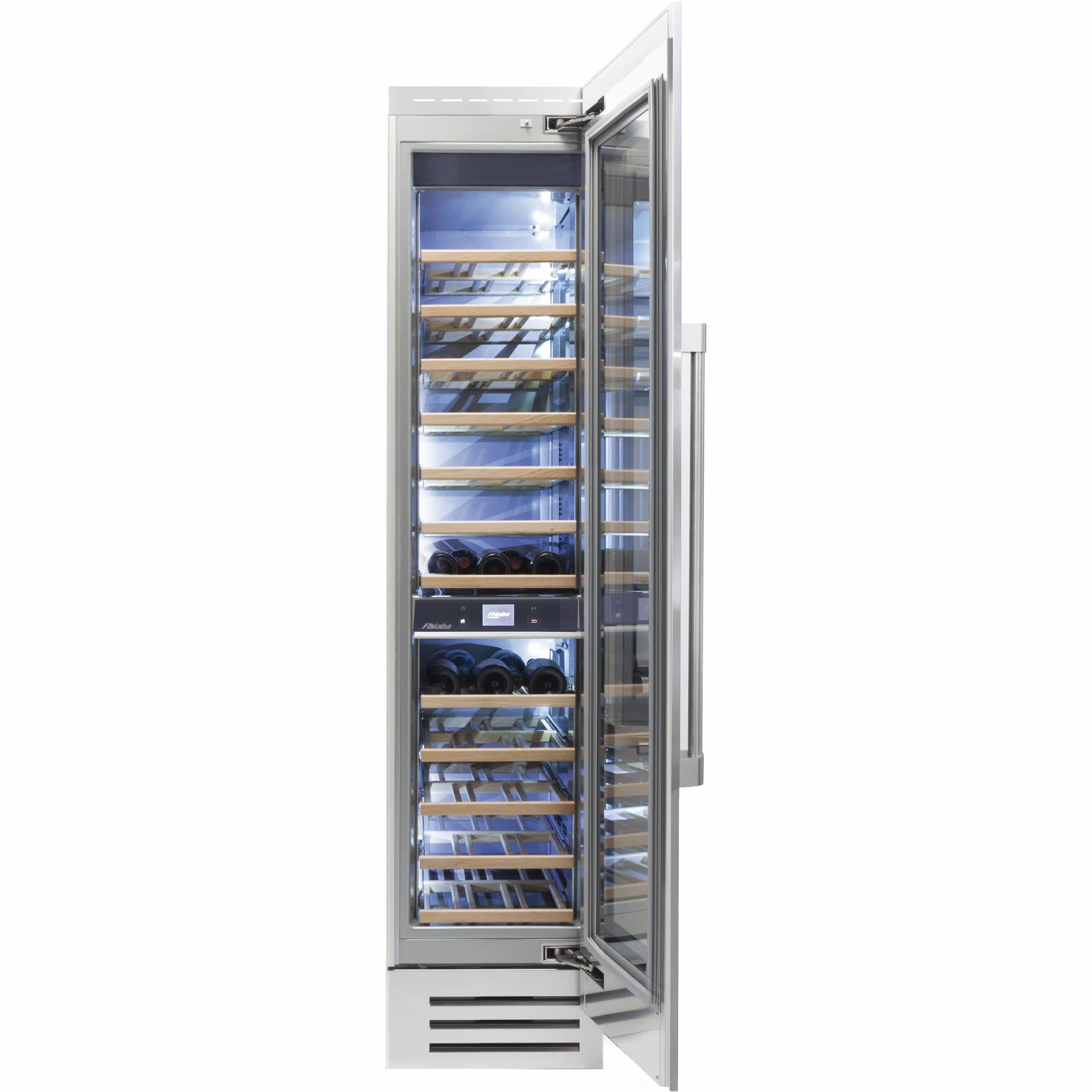 Fhiaba 52-Bottle Classic Series Wine Cellar with 2 Zones FK18WCC-RS2 I Luxury Appliances Direct