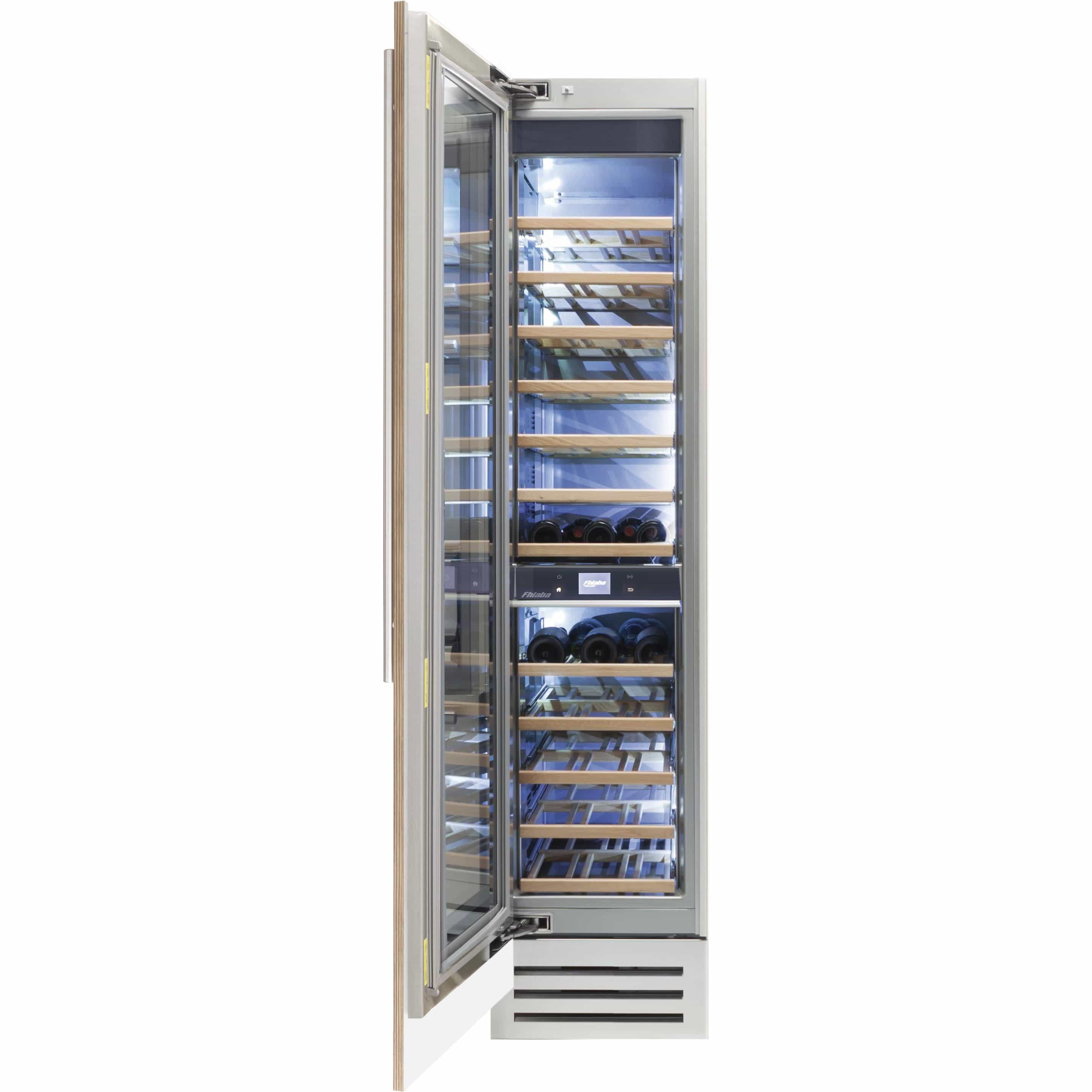 Fhiaba 52-Bottle Integrated Series Wine Cellar with Smart Touch TFT Display FI18WCC-LO2 I Luxury Appliances Direct
