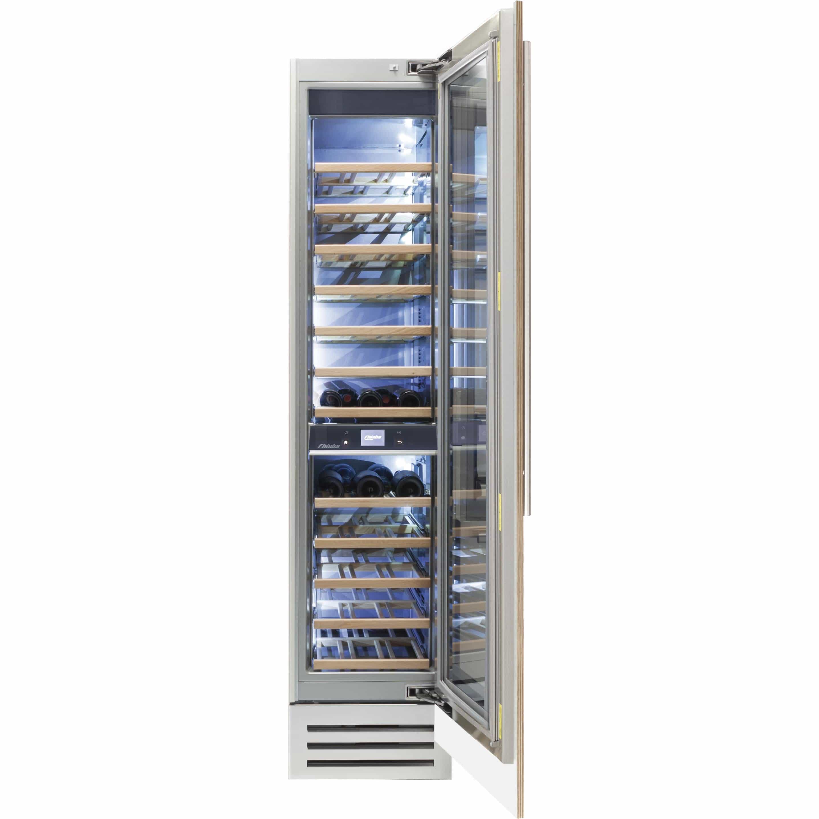 Fhiaba 52-Bottle Integrated Series Wine Cellar with Smart Touch TFT Display FI18WCC-RO2 I Luxury Appliances Direct