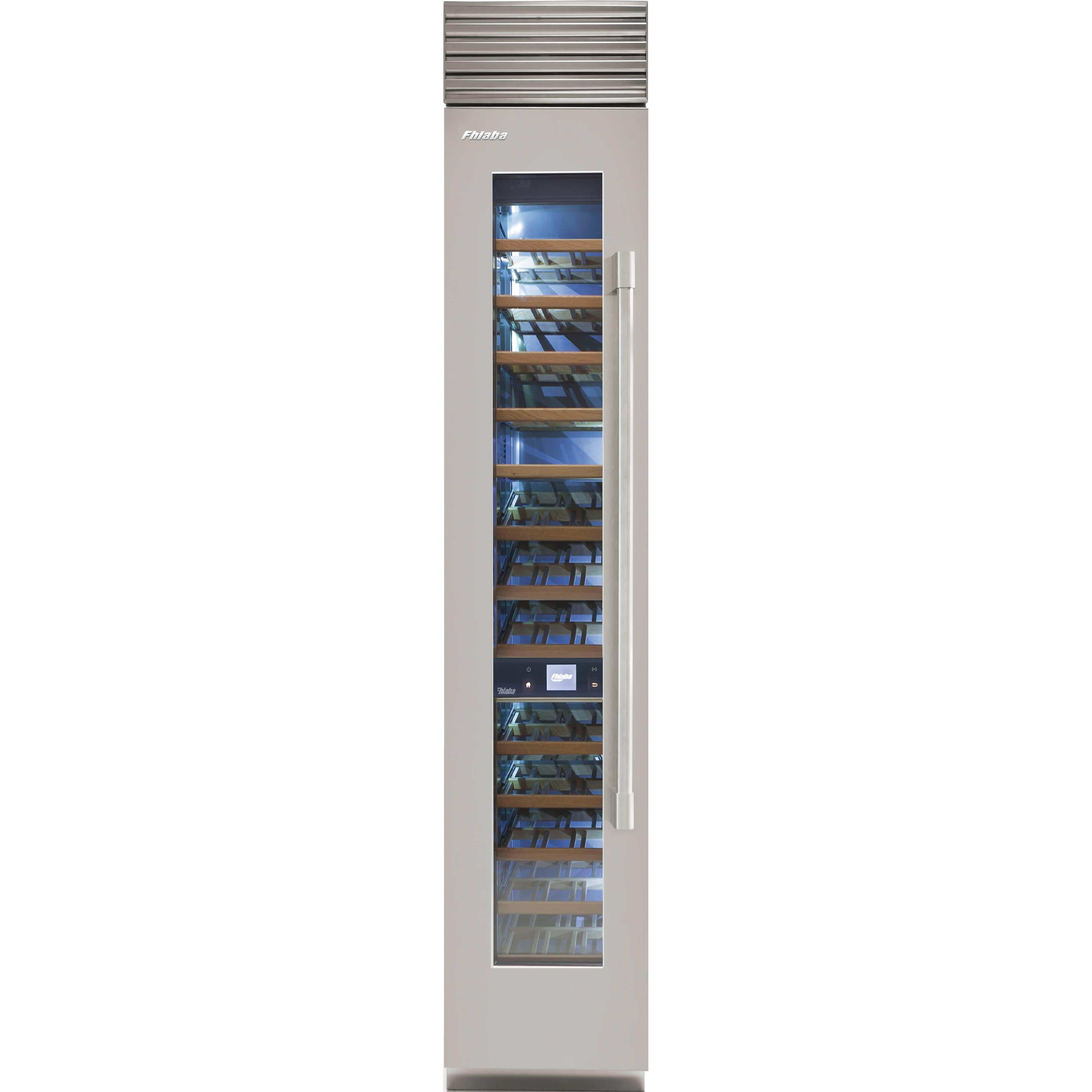Fhiaba 52-Bottle X-Pro Series Wine Cellar with Smart Touch TFT Display FP18WCC-LS2 I Luxury Appliances Direct