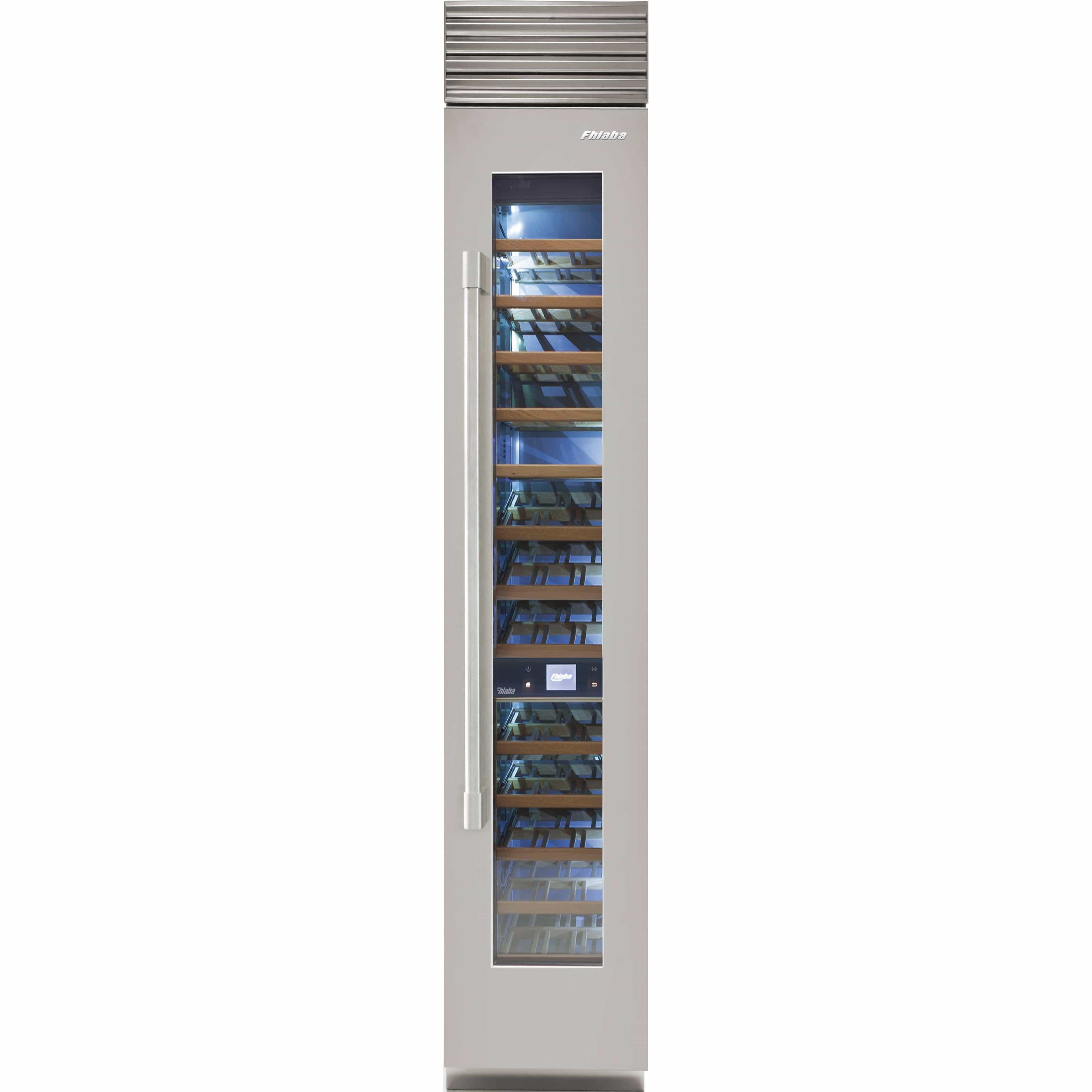 Fhiaba 52-Bottle X-Pro Series Wine Cellar with Smart Touch TFT Display FP18WCC-RS2 I Luxury Appliances Direct